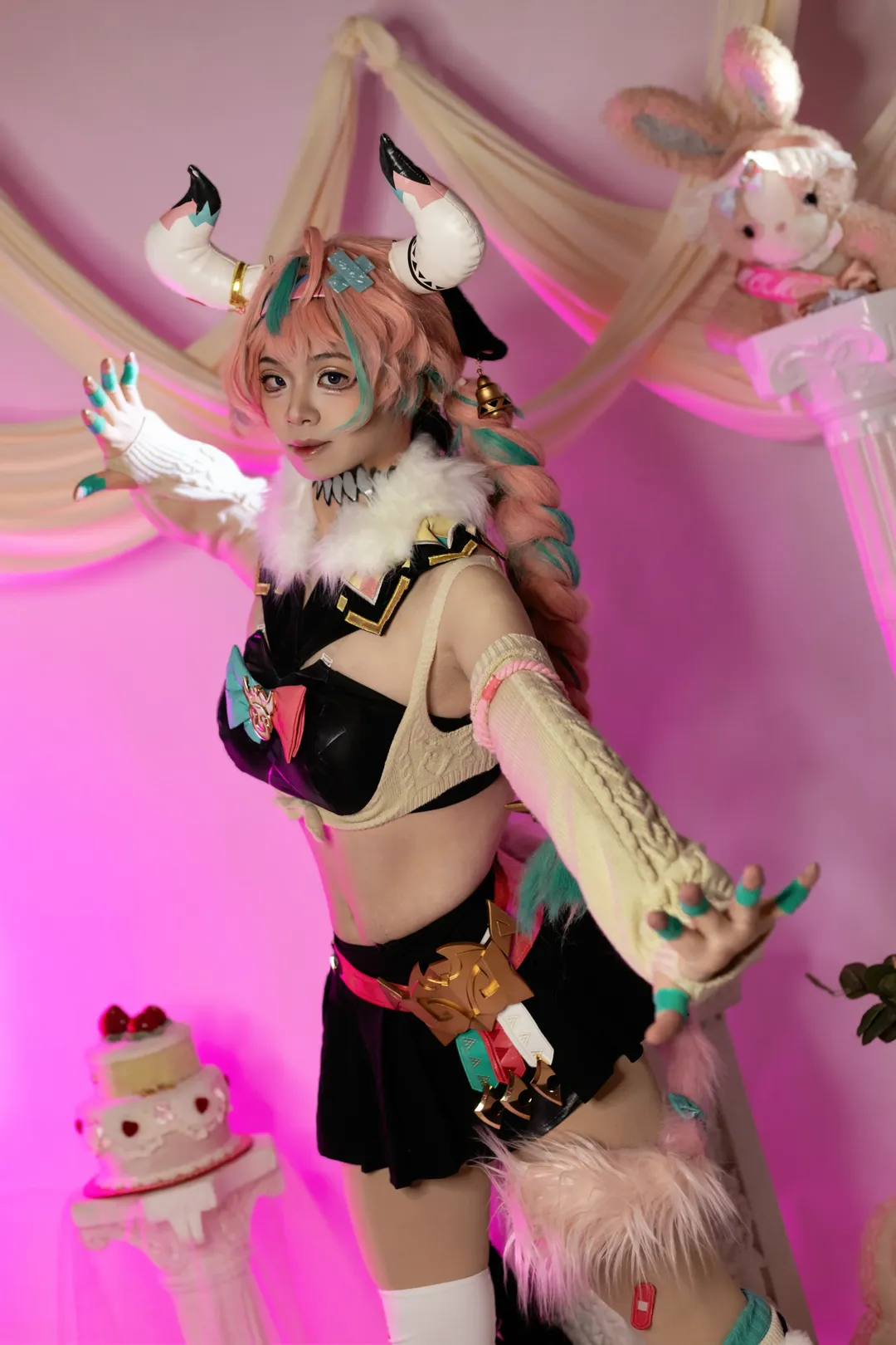 原神, 二次元cosplay, 纳塔, 瓦雷莎cos, 终北的夜行诗 - 第5张