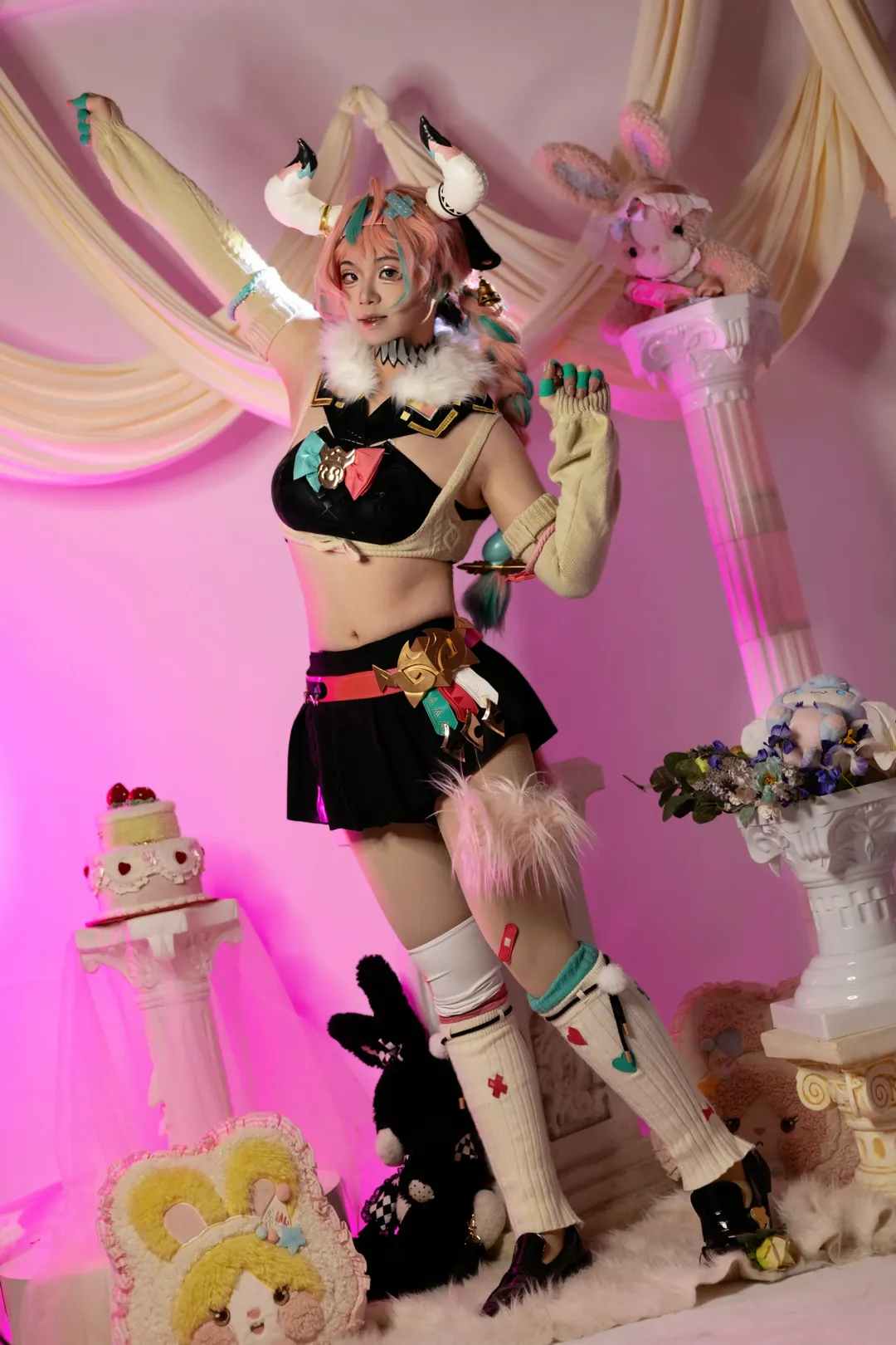 原神, 二次元cosplay, 纳塔, 瓦雷莎cos, 终北的夜行诗 - 第6张