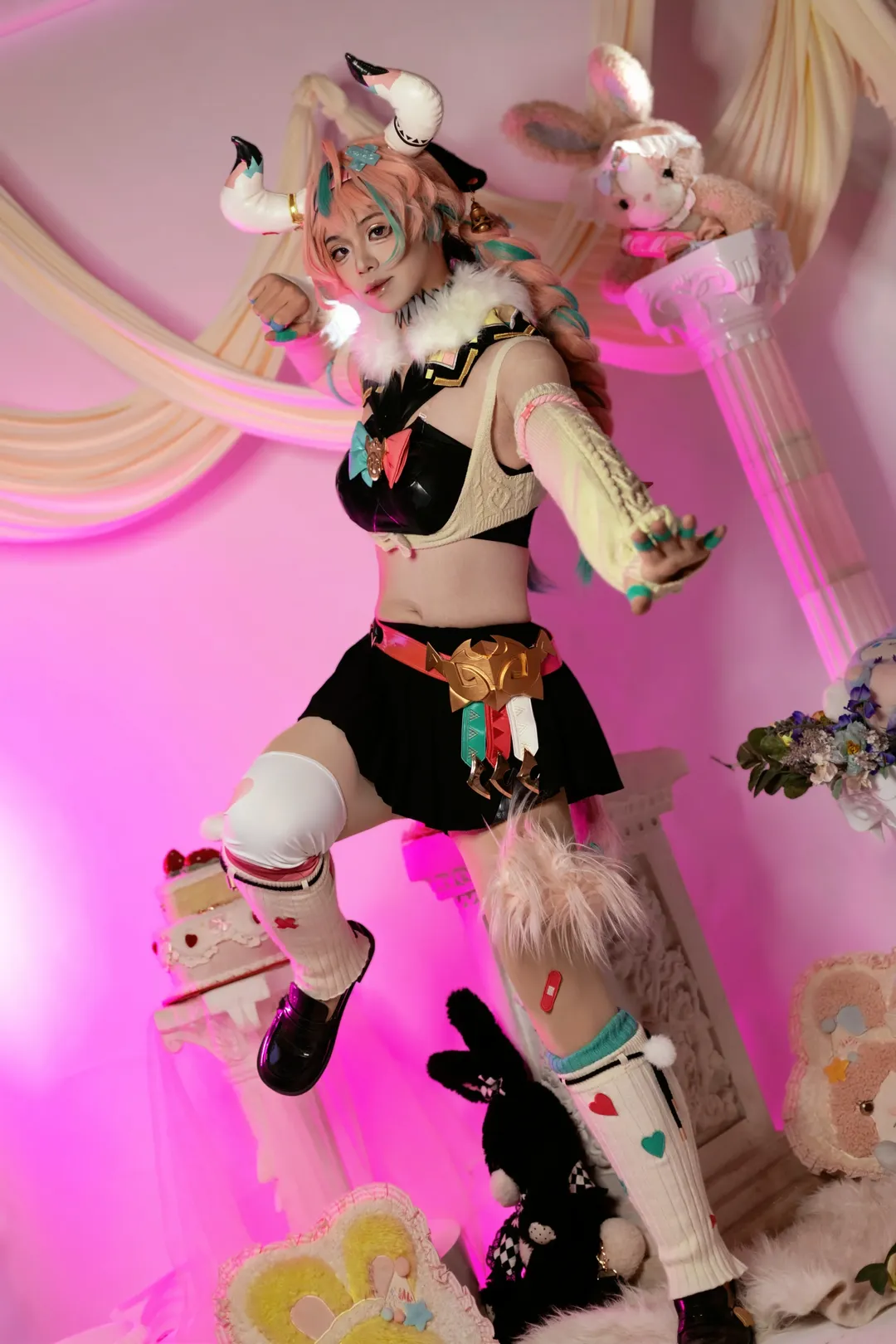 原神, 二次元cosplay, 纳塔, 瓦雷莎cos, 终北的夜行诗 - 第7张