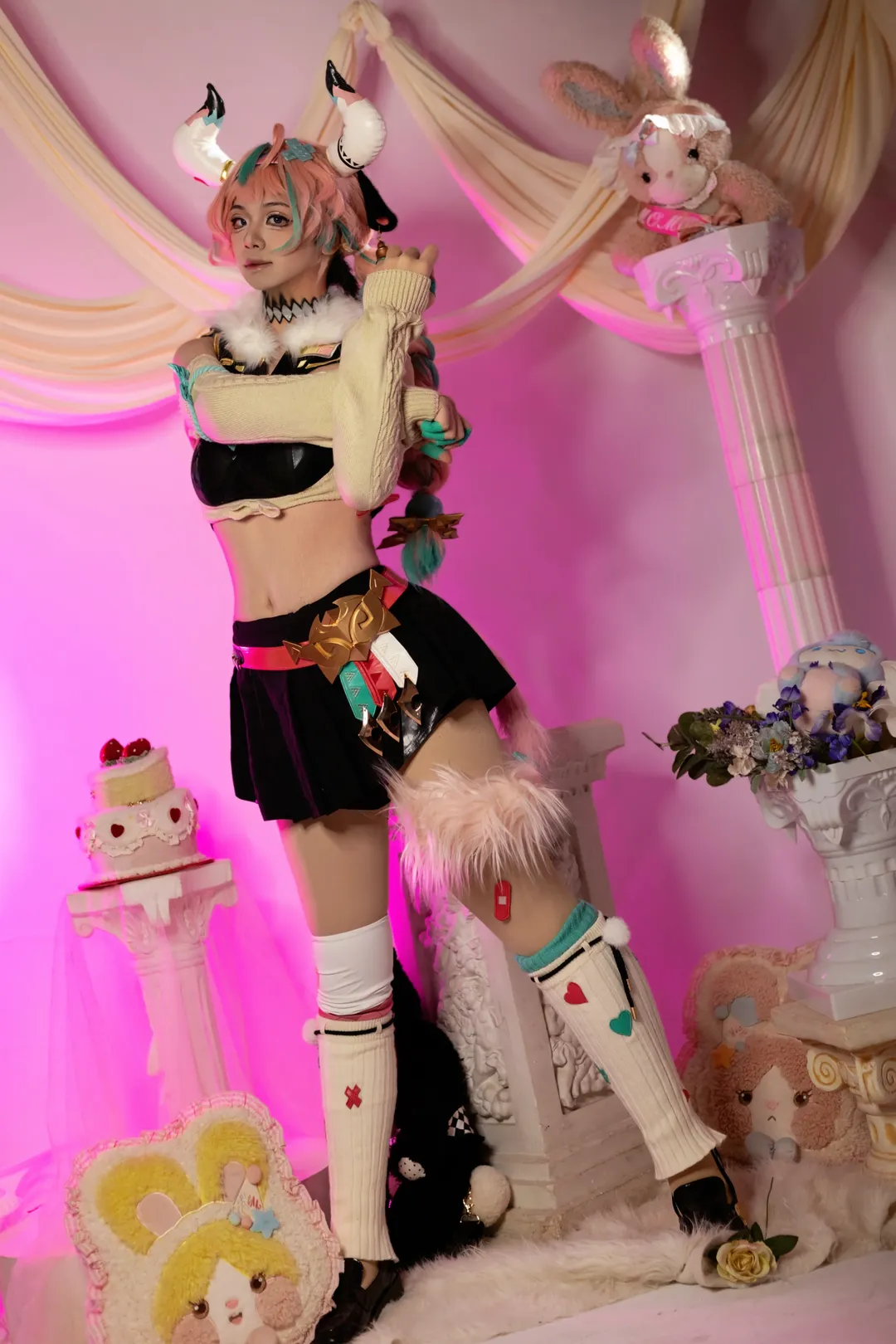 原神, 二次元cosplay, 纳塔, 瓦雷莎cos, 终北的夜行诗 - 第8张