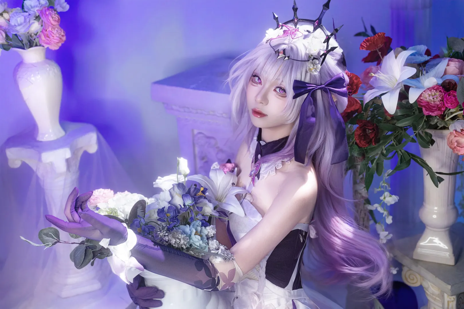 コスプレ, 崩壊：スターレイル, キャストリス コスプレ, 二次元コスプレ, ドリーミーな紫のトーン
