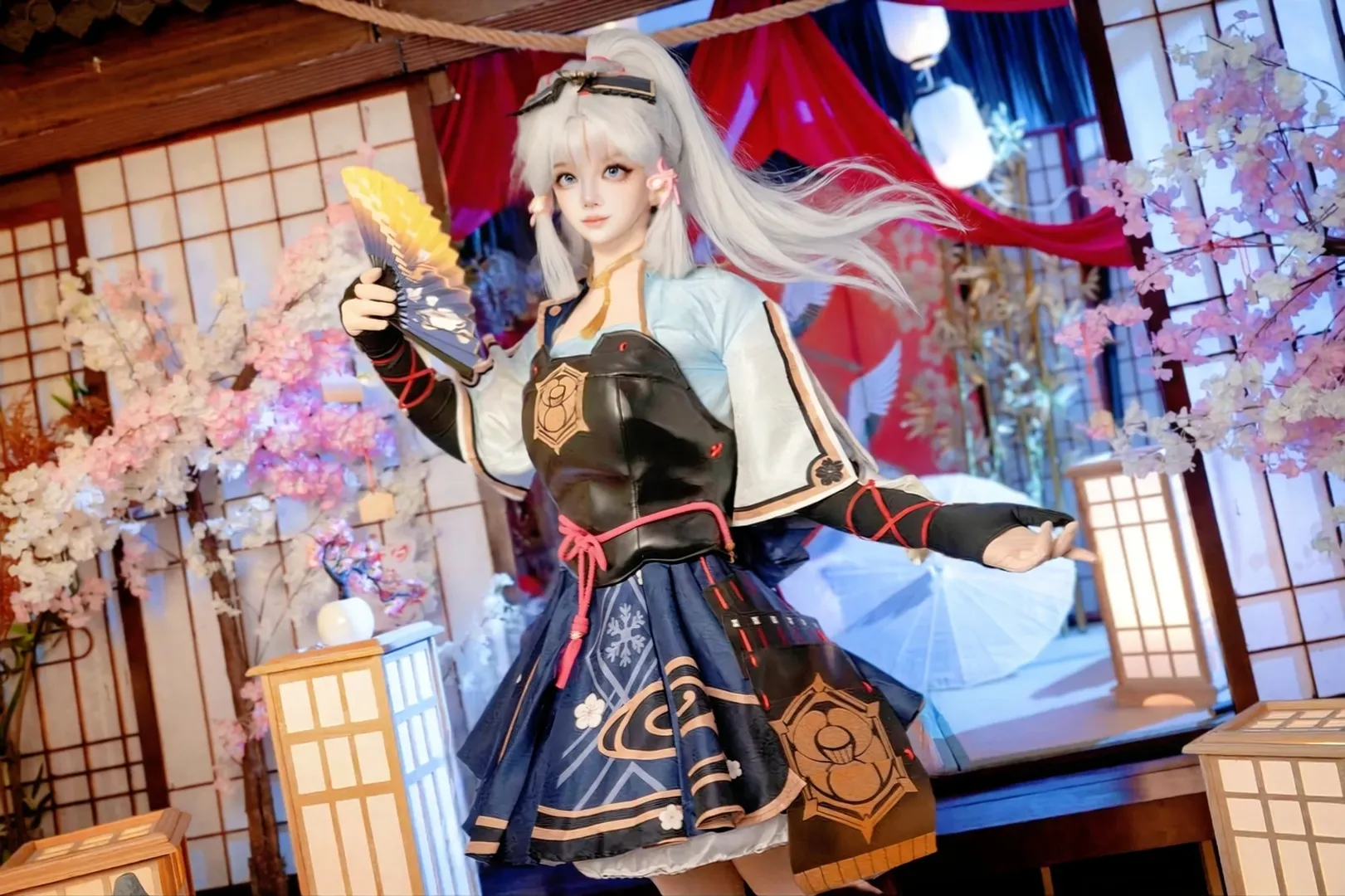 原神, 和風攝影, 二次元cosplay, 神裡綾華cos, Coser日常