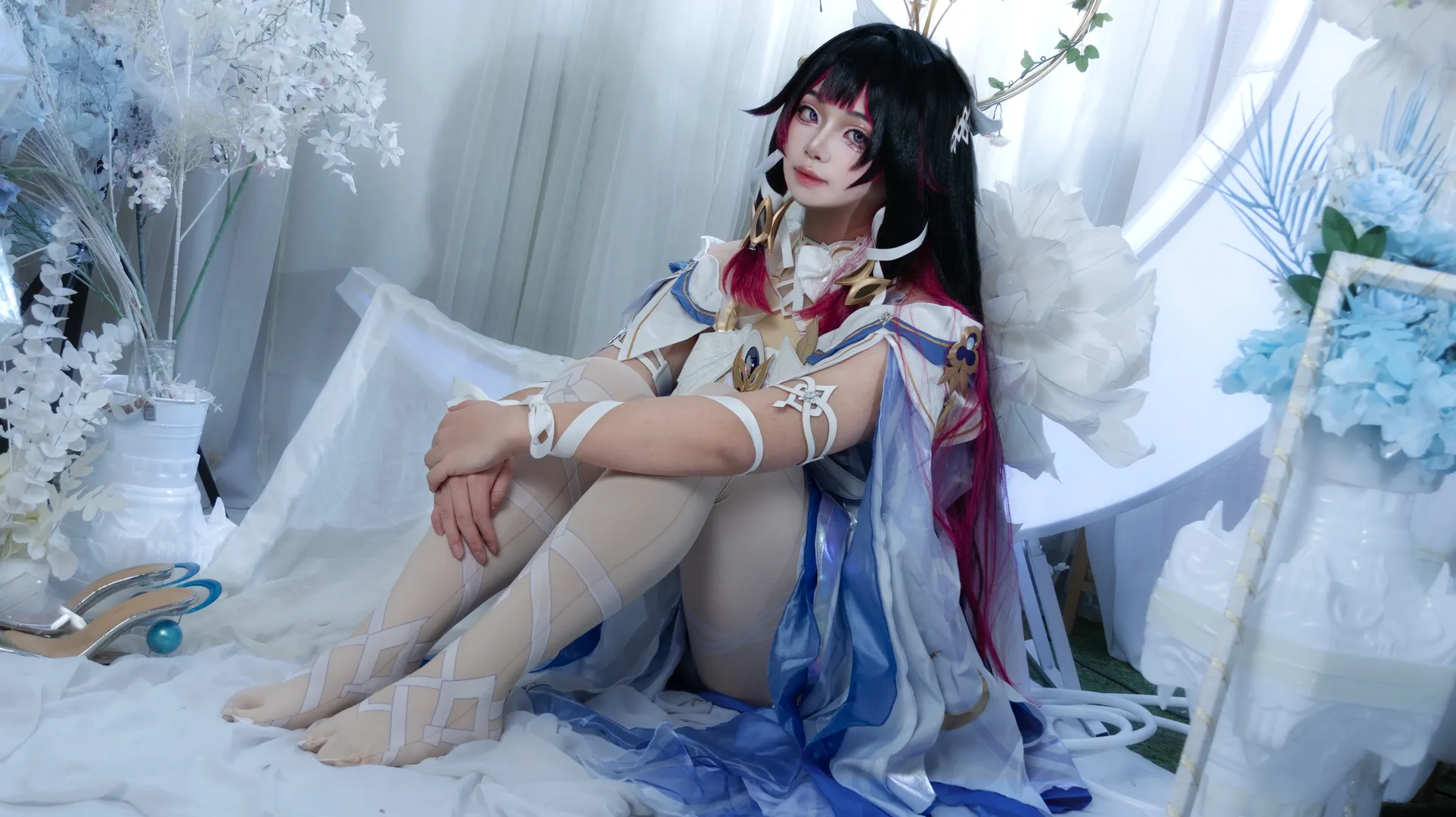 原神, キャラクター再現, コロンビーナ コスプレ, 二次元コスプレ, 仙女風コーデ