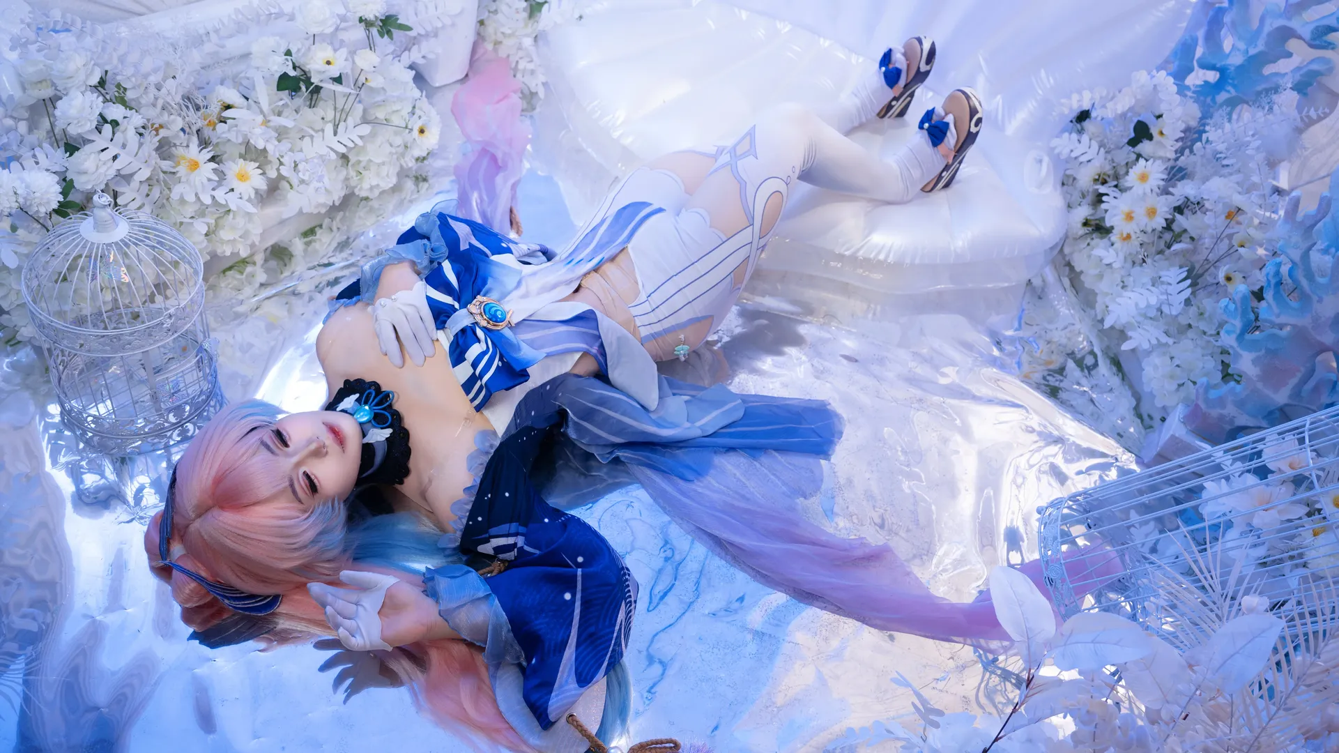 ロールプレイ, 原神, 珊瑚宮心海 コスプレ, コスプレ撮影, 二次元ファッション