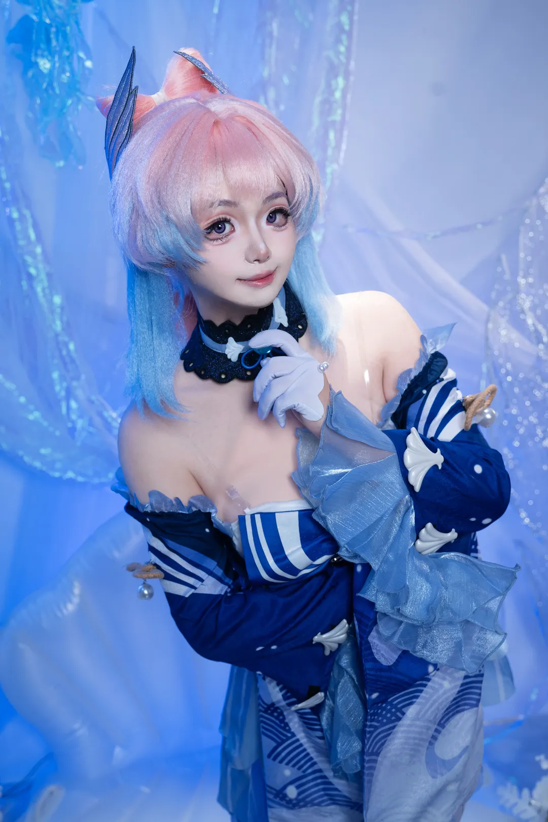 原神, 珊瑚宮心海 コスプレ, 二次元コスプレ, コスプレ衣装コーデ, 水中雰囲気撮影