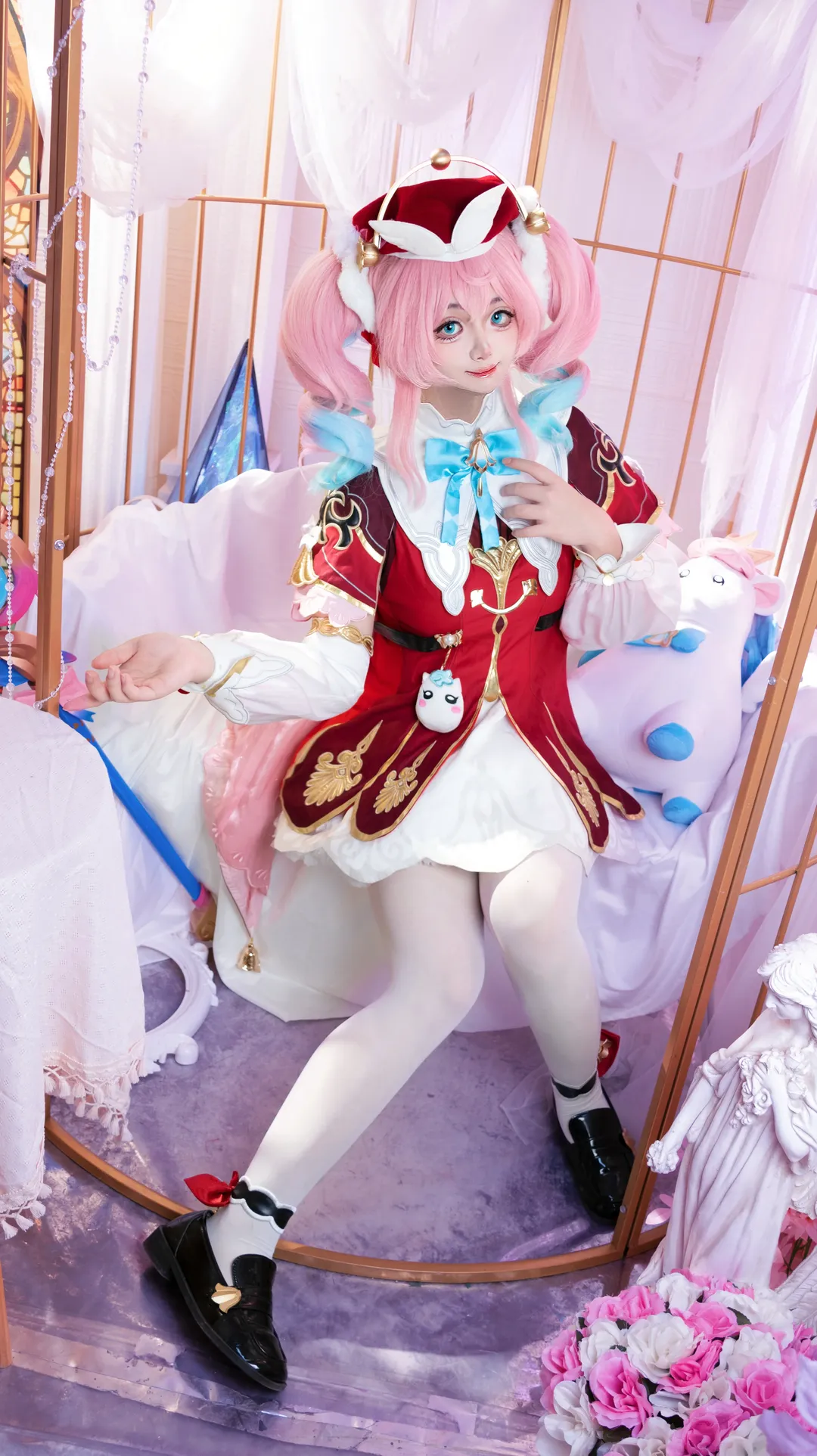 崩坏星穹铁道, 二次元cosplay, cos摄影, 风堇cos, 粉色双马尾