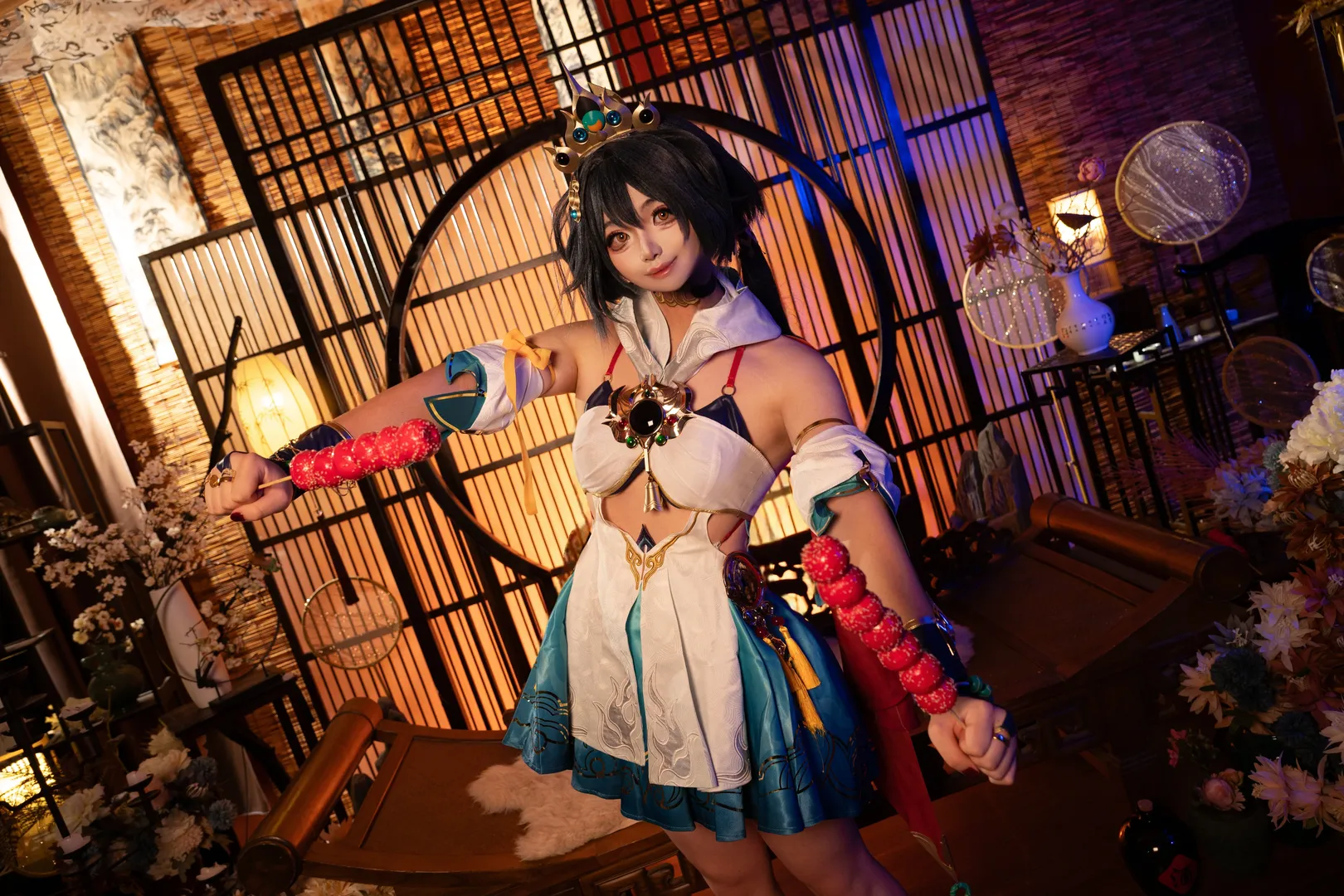 二次元少女, 崩坏星穹铁道, 云璃cos, Cosplay日常, 古风棚拍