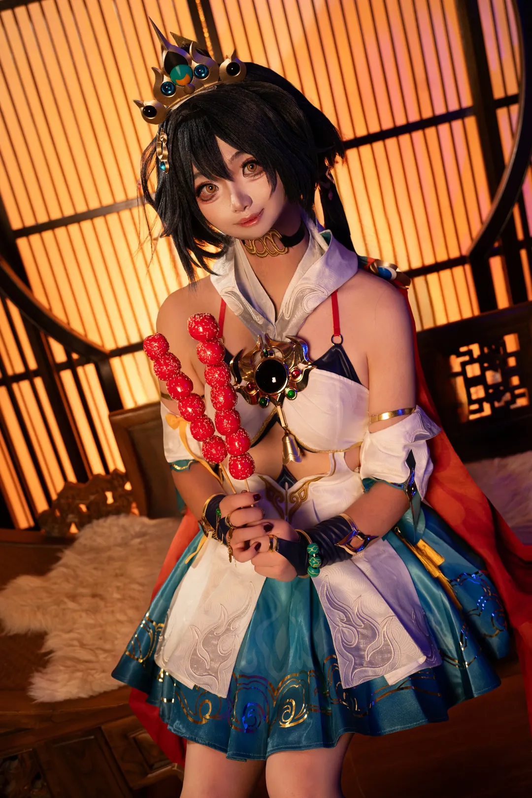 古风摄影, 崩坏星穹铁道, 二次元cosplay, 云璃cos, 冰糖葫芦道具