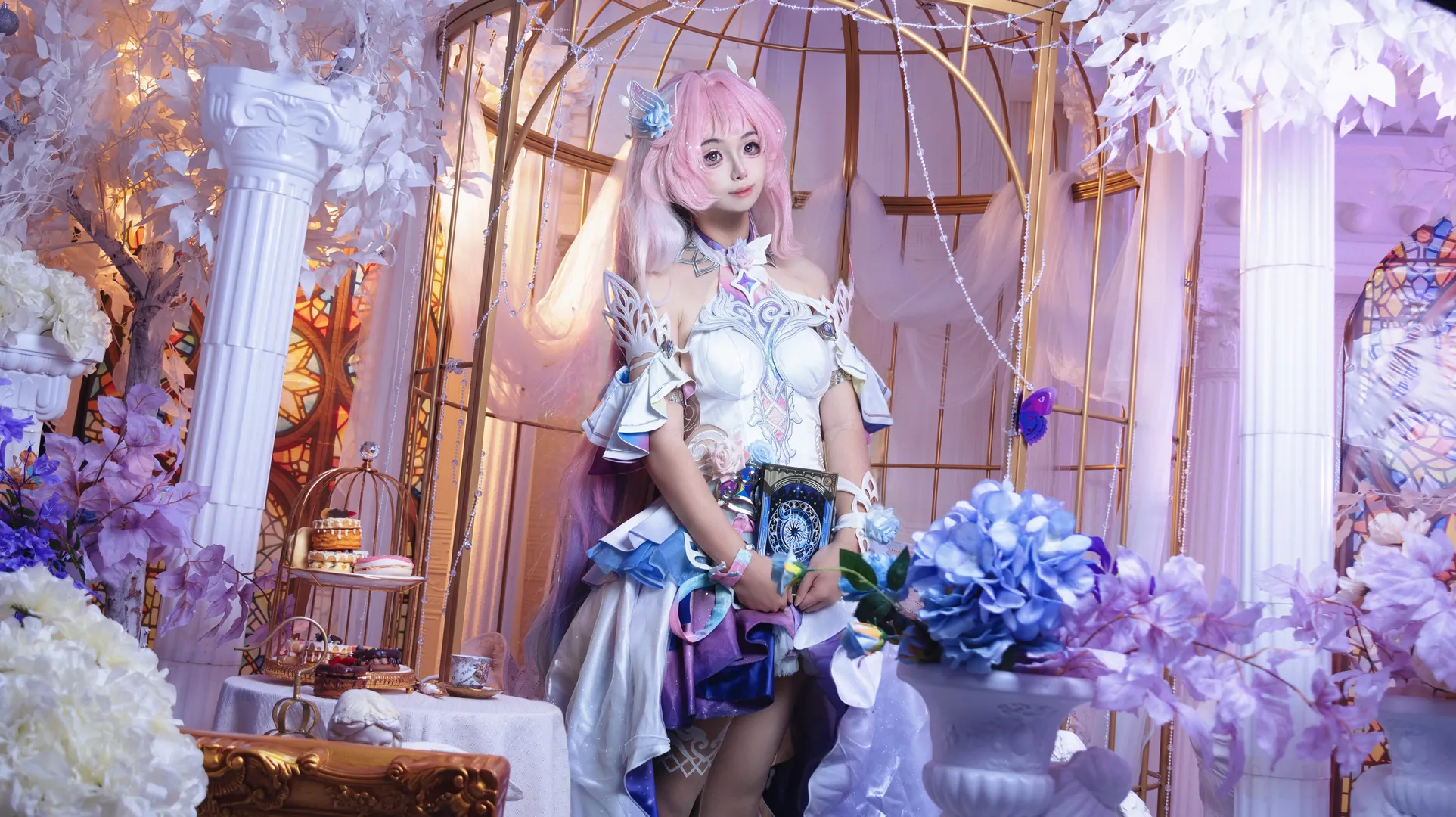 キュレネ コスプレ, 崩壊：スターレイル, 雰囲気のある写真, 二次元コスプレ, 夢幻魔法少女