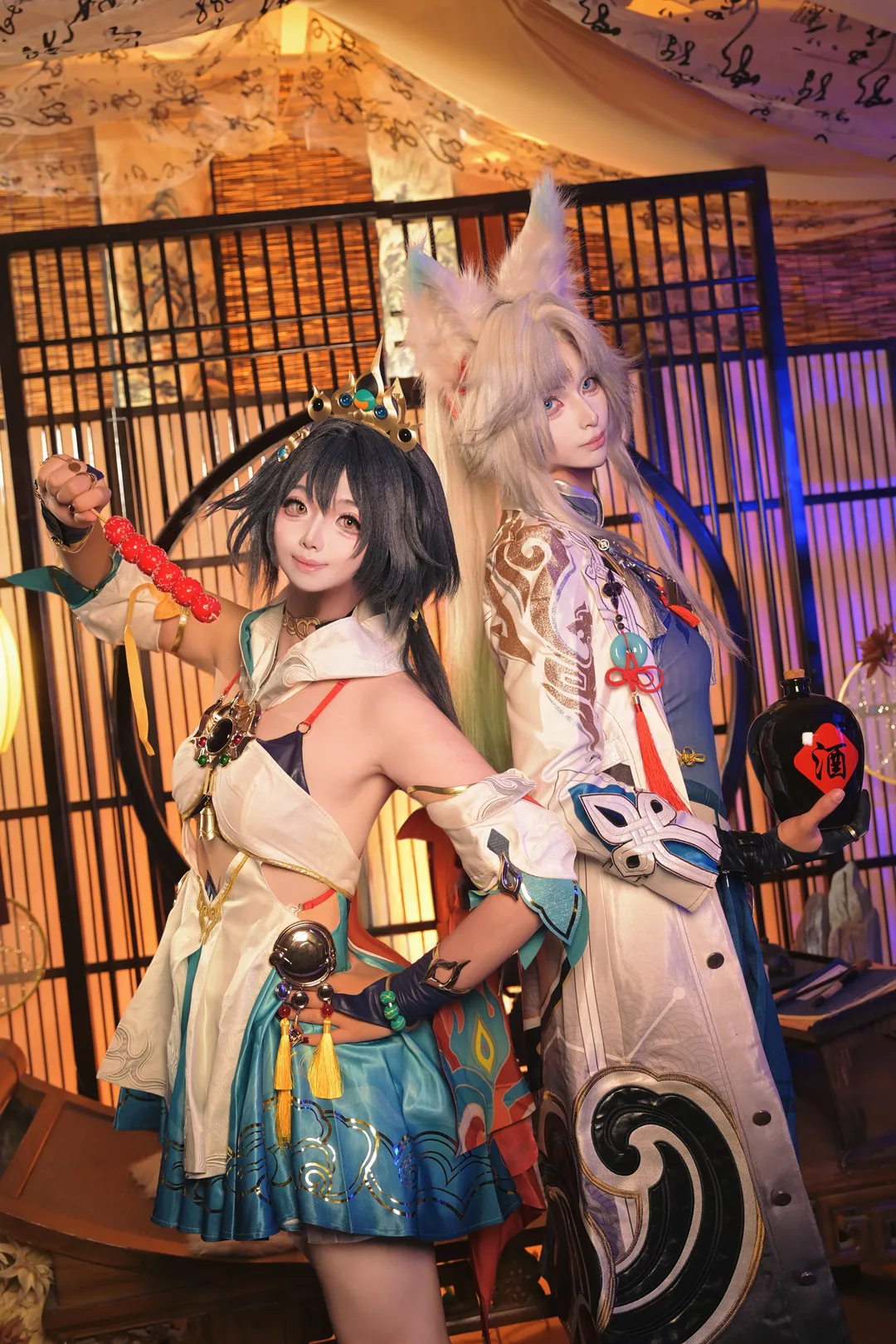 崩坏星穹铁道, 云璃cos, 飞霄cos, cosplay摄影, 古风造型