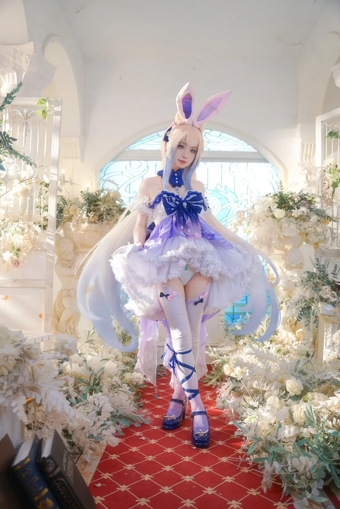 原神, 心海cos, cosplay正片, 兔女郎cos, 种草姬