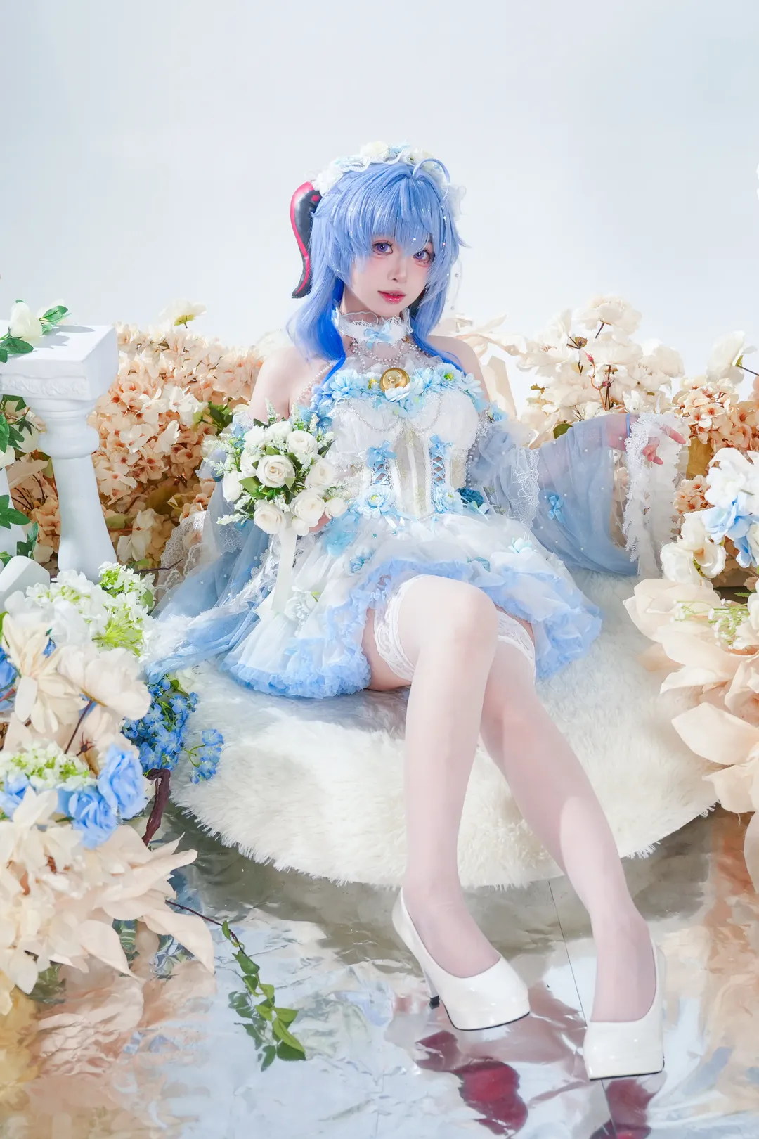 原神, キサキ コスプレ, 広州アニメ展, コスプレ撮影, 冬の魔法の世界