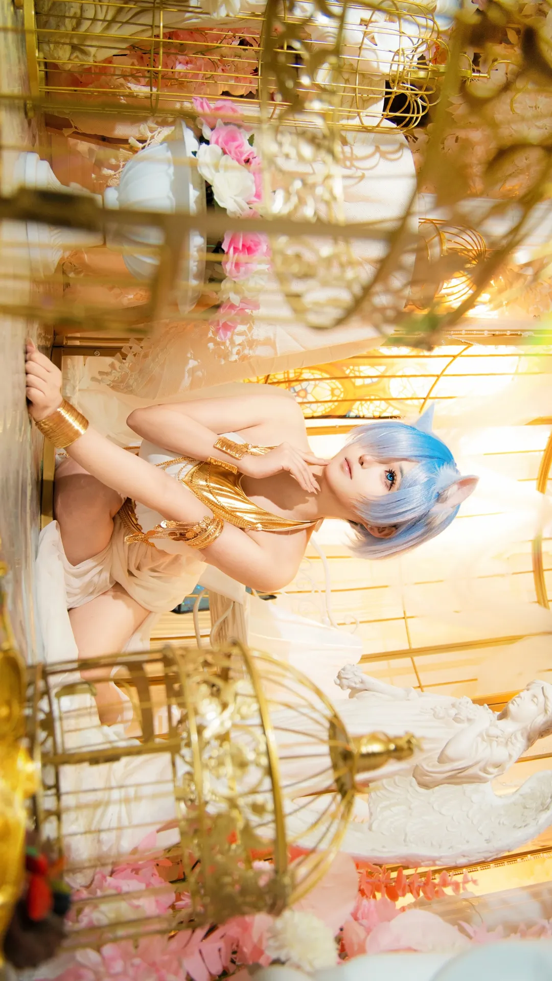 cos正片, 蕾姆cos, 异域风情, 猫娘cosplay, 梦幻影棚