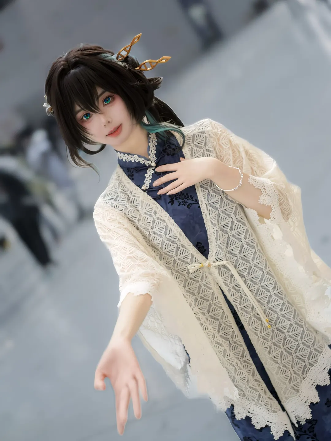 Honkai: Star Rail, Convention photos, Ruan Mei cosplay, Cosplay photography, Traditional Chinese style cosplay