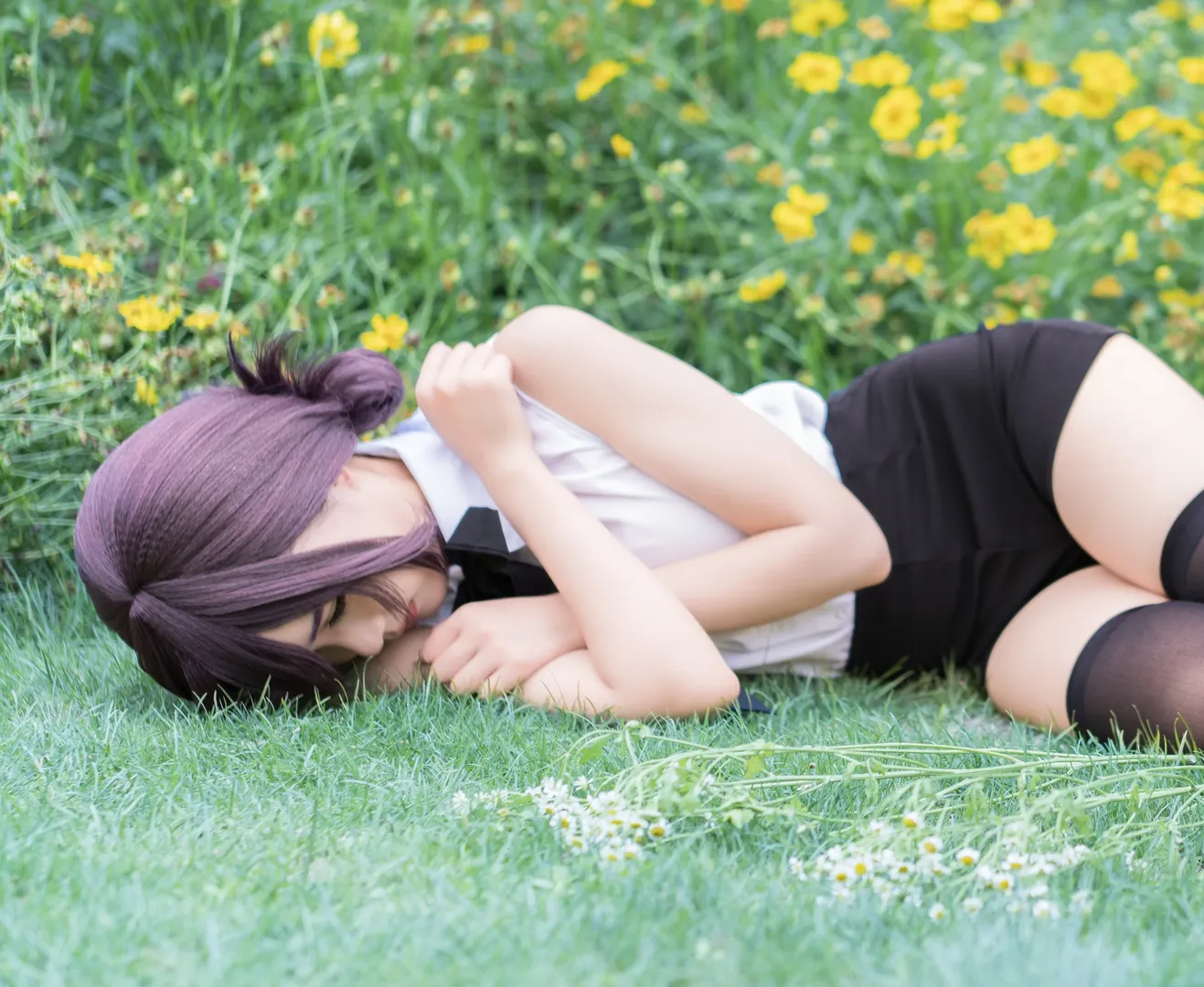 cosplay, 二次元摄影, 蕾塞cos, 电锯人, 夏日外景