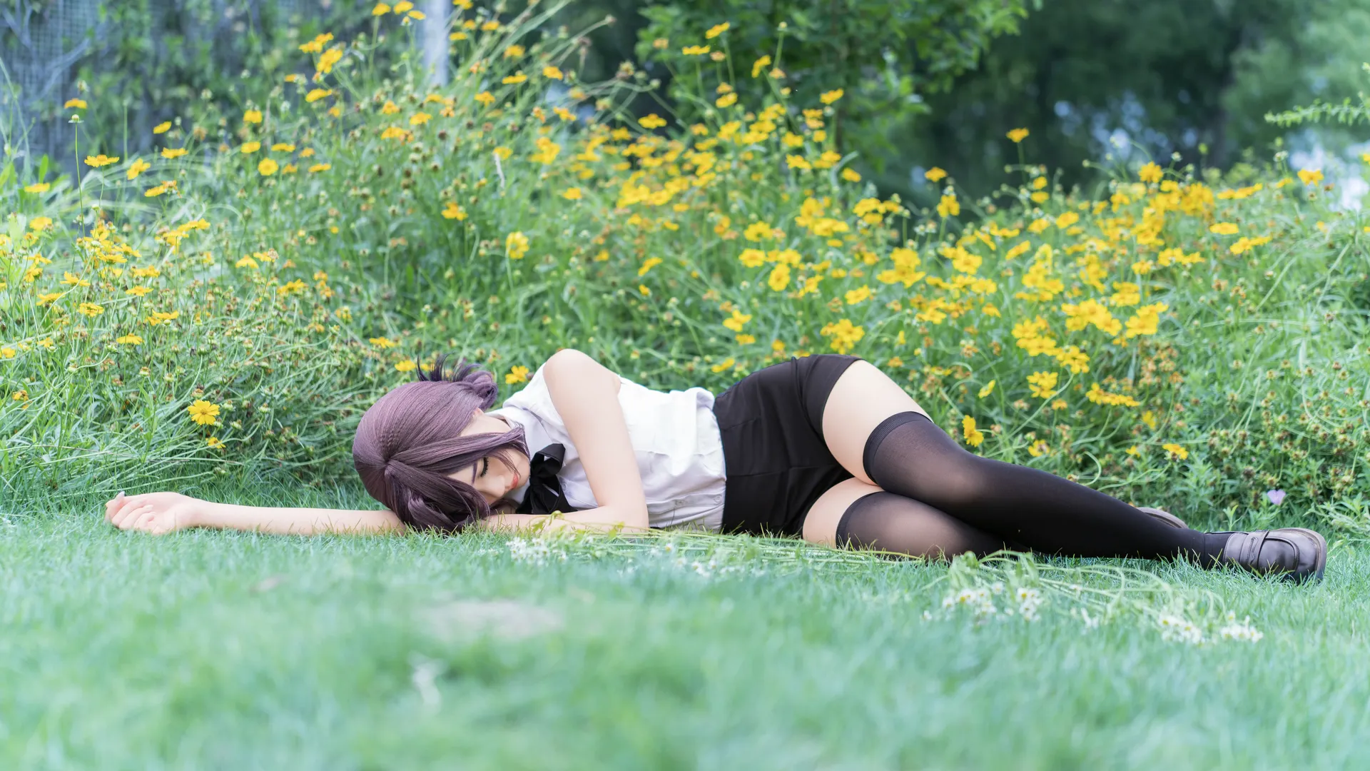 cosplay, 二次元摄影, 蕾塞cos, 电锯人, 夏日外景 - 第3张