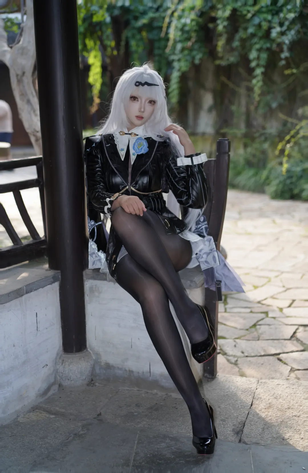 绝区零, 二次元摄影, 仪玄cos, cosplay穿搭, 黑丝高跟