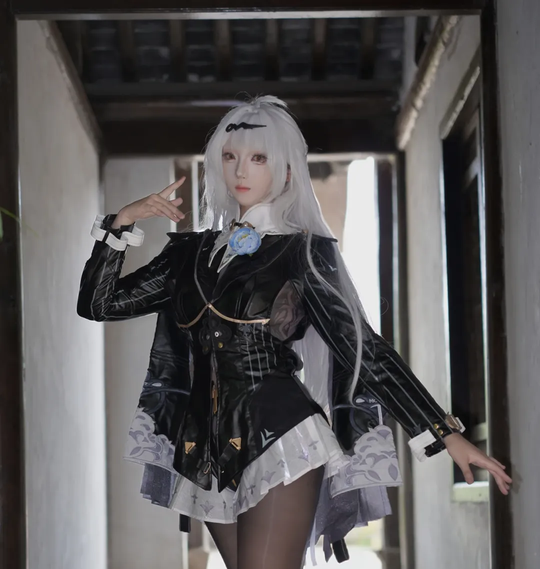 ゼンレスゾーンゼロ, 二次元撮影, 儀玄 コスプレ, 黒タイツ コーデ, 中華風ロケーションコスプレ - 2枚目