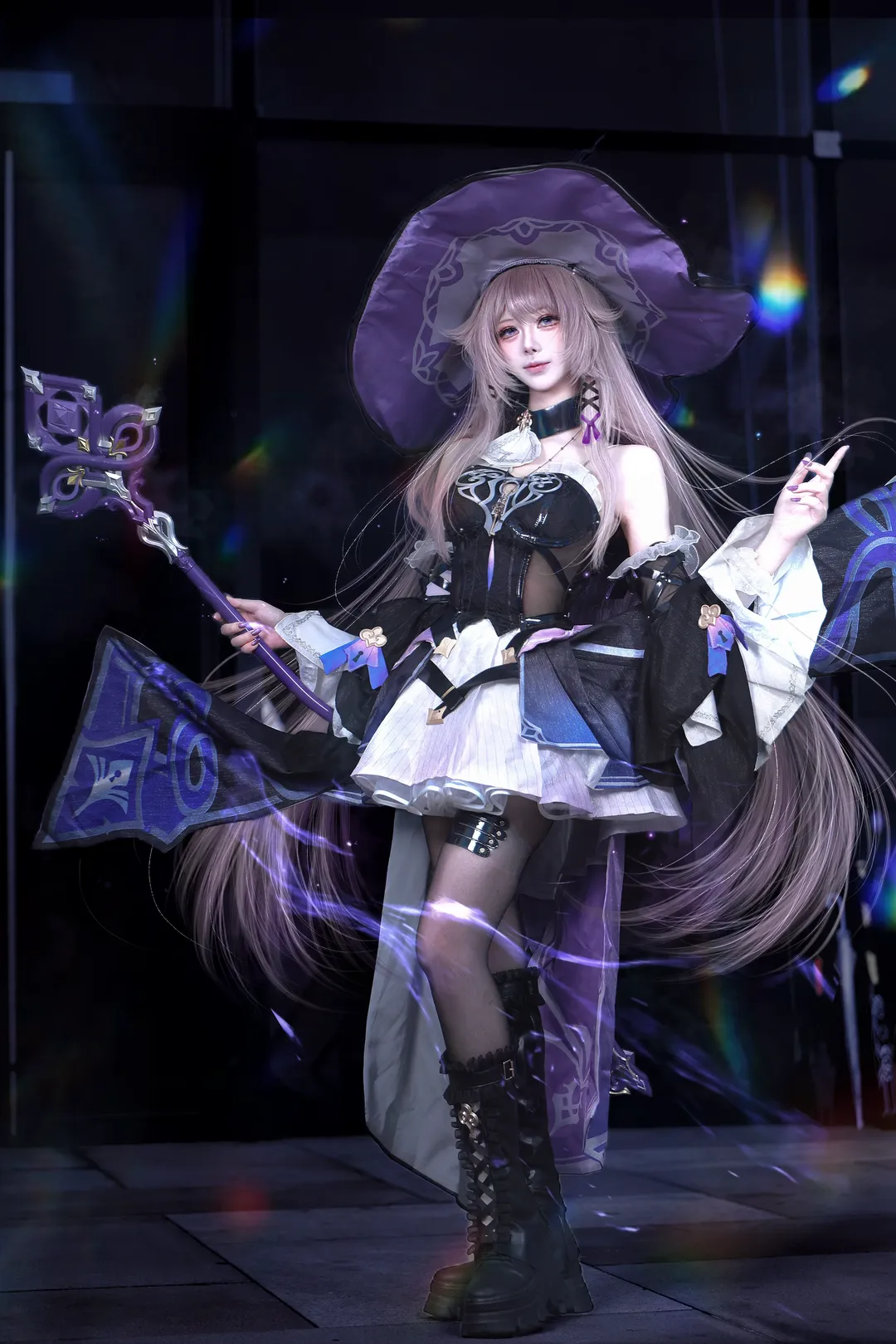 崩壞星穹鐵道, 漫展攝影, 大黑塔cos, cosplay作品, 魔女風穿搭