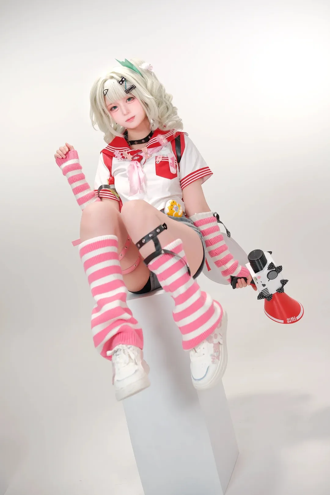 cosplay, 运动风, 水手服, 二次元穿搭, 腿套