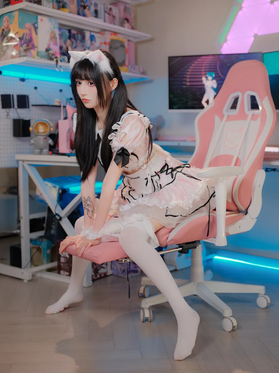 Cosplay摄影, 女仆装, 电竞少女, 猫系女孩, 猫耳耳机