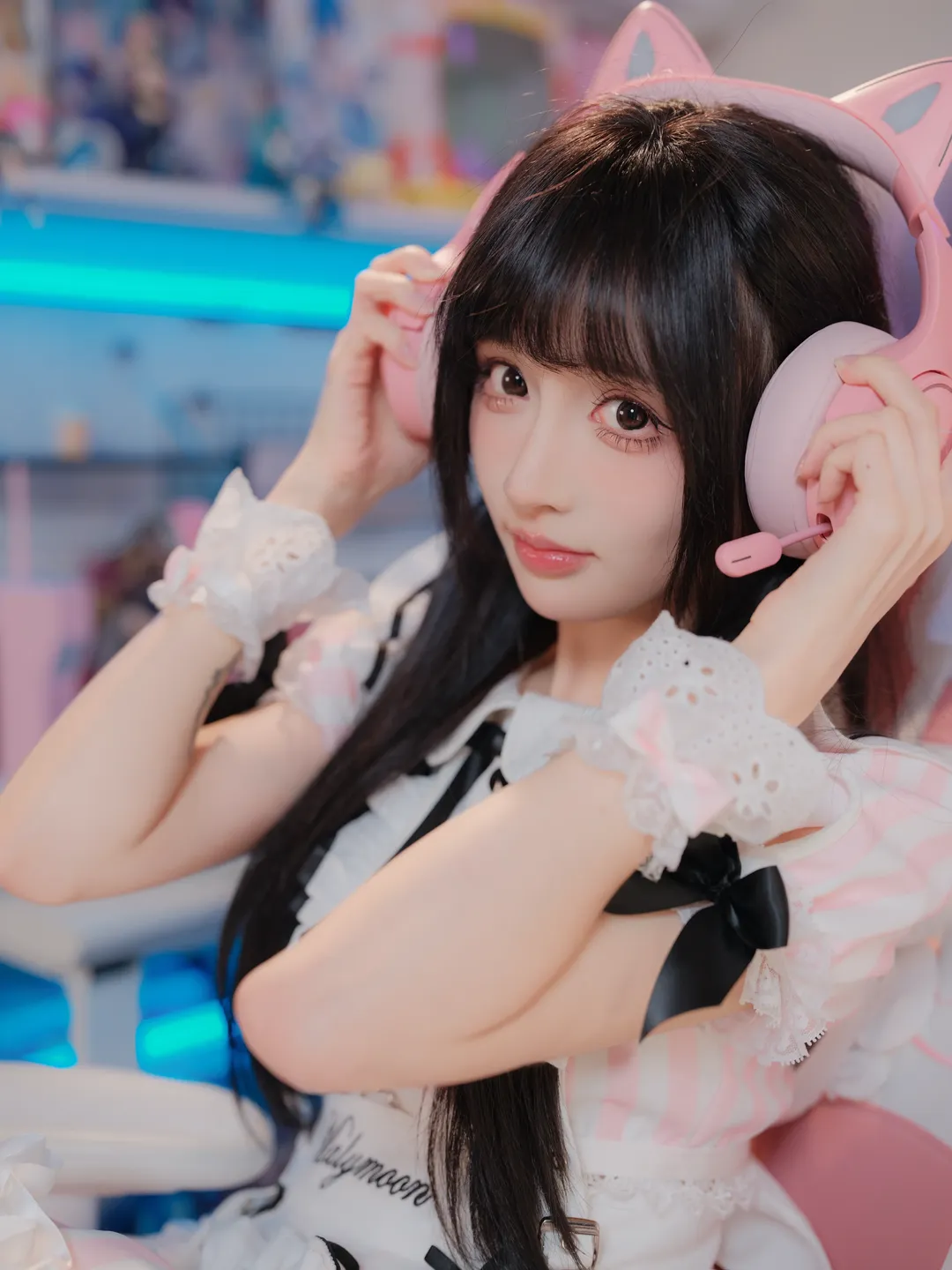 Cosplay摄影, 女仆装, 电竞少女, 猫系女孩, 猫耳耳机 - 第6张