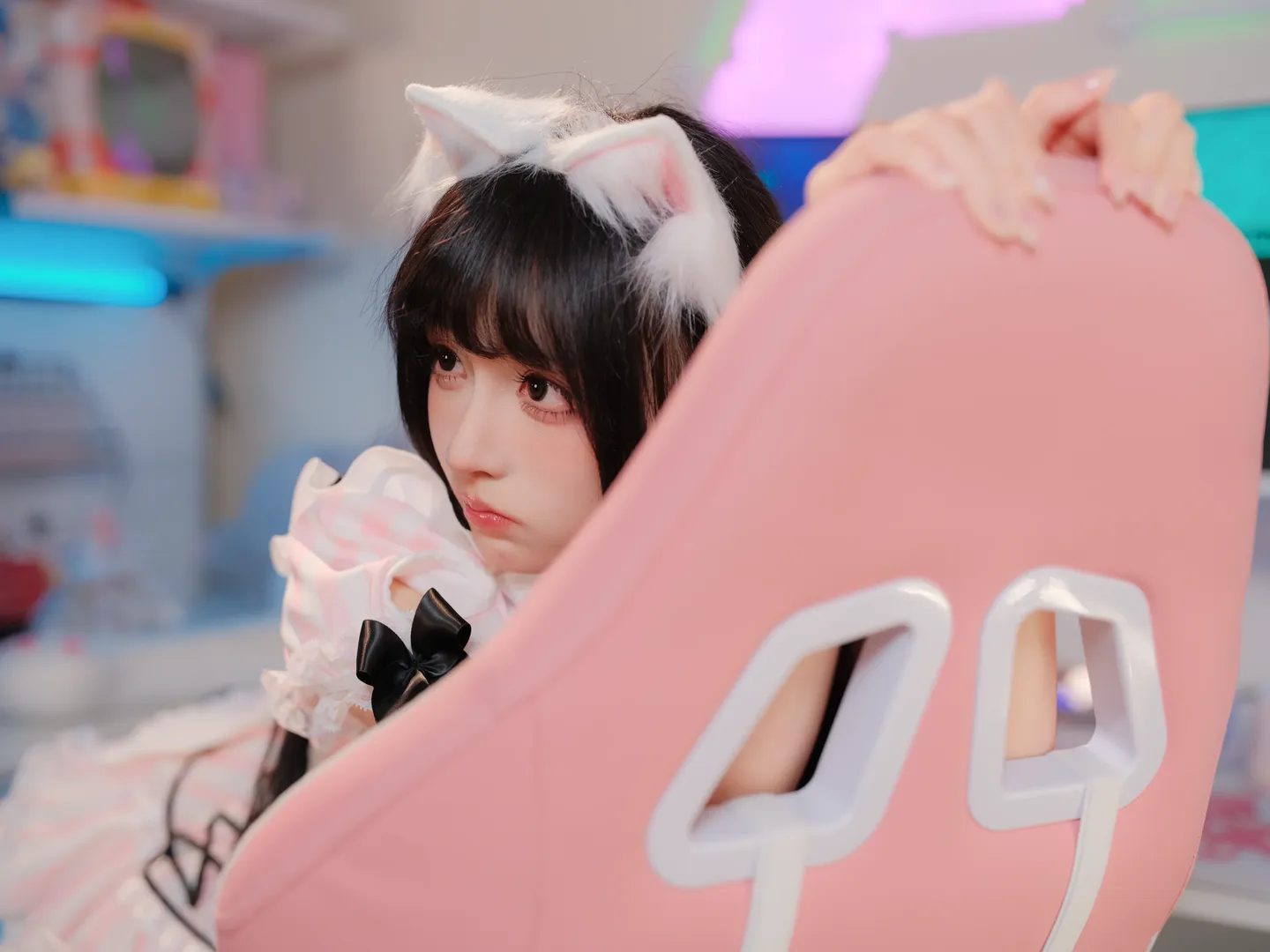 Cosplay摄影, 女仆装, 电竞少女, 猫系女孩, 猫耳耳机 - 第8张