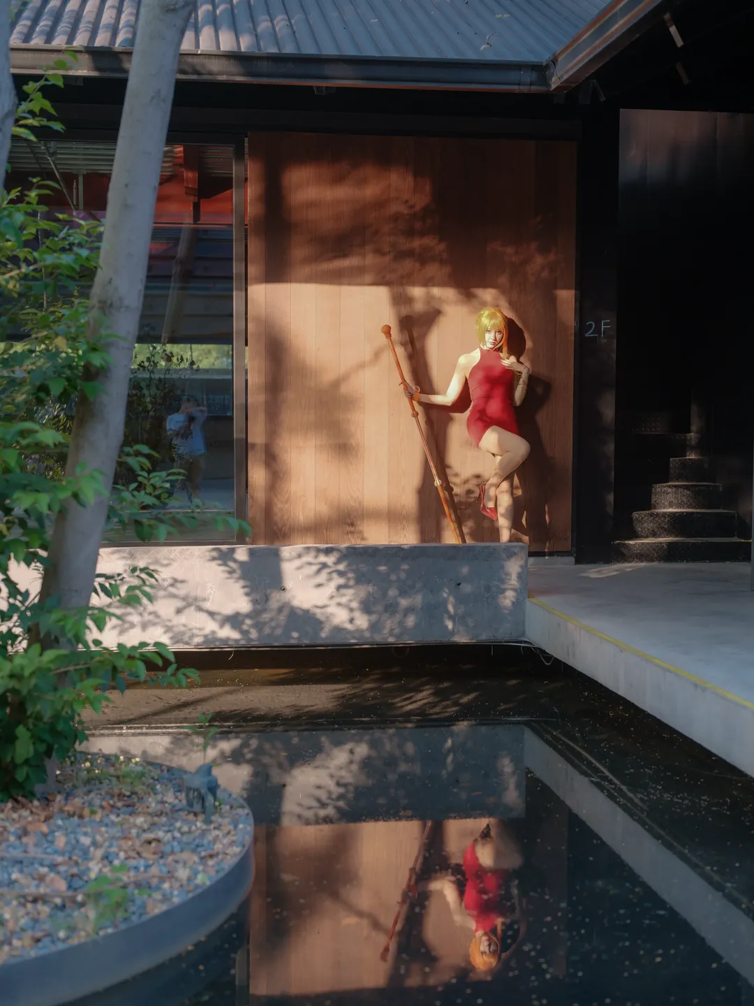 娜美cos, 海贼王, 海贼王cosplay, 蛋糕岛, 红裙造型 - 第7张