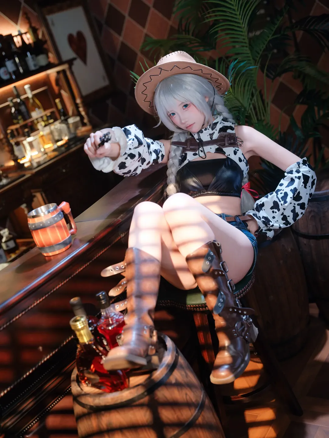 碧蓝航线, 氛围感写真, cosplay分享, 法戈cos, 西部牛仔风 - 第2张
