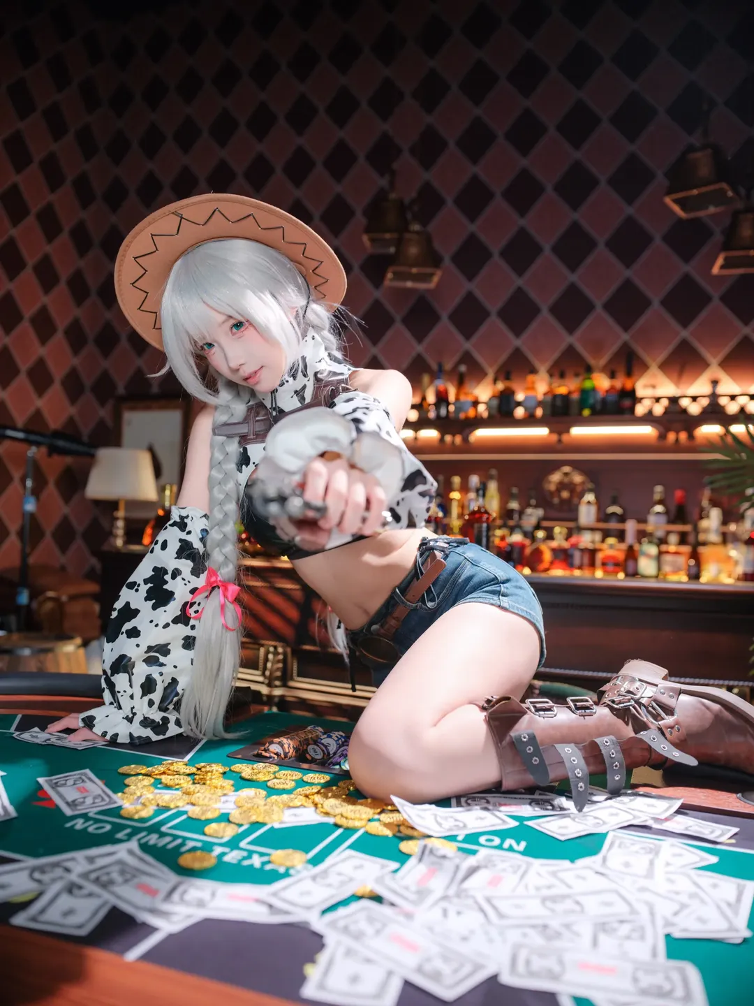 碧蓝航线, 氛围感写真, cosplay分享, 法戈cos, 西部牛仔风 - 第3张