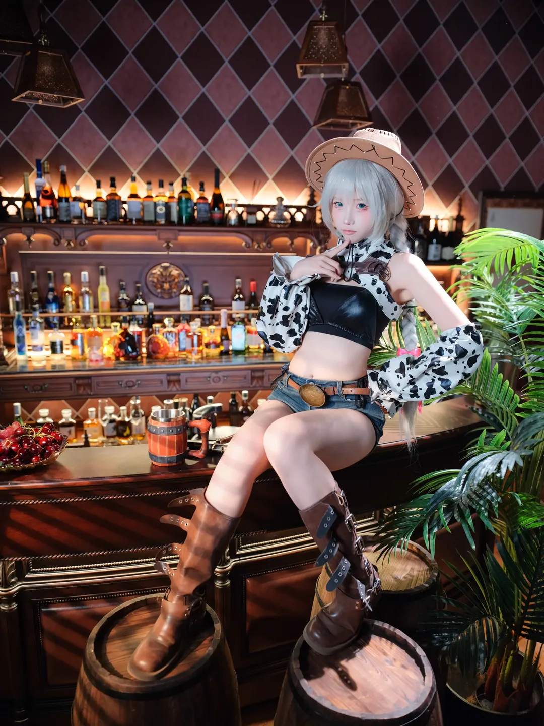 碧蓝航线, 氛围感写真, cosplay分享, 法戈cos, 西部牛仔风 - 第7张