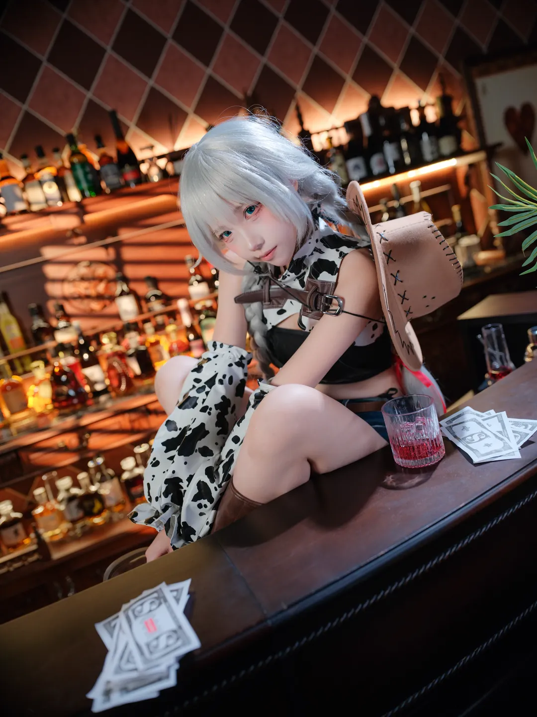 碧蓝航线, 氛围感写真, cosplay分享, 法戈cos, 西部牛仔风 - 第8张