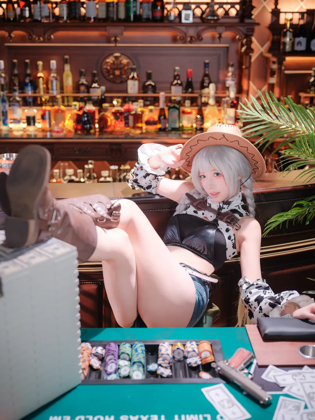 碧蓝航线, 二次元cosplay, 法戈cos, 酒吧摄影, 牛仔cos - 第1张
