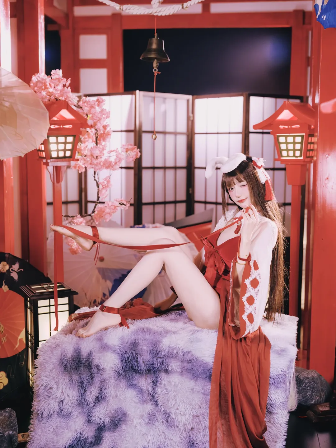 碧蓝航线, 二次元cosplay, 巫女cos, 和风cos, 大山cos - 第1张