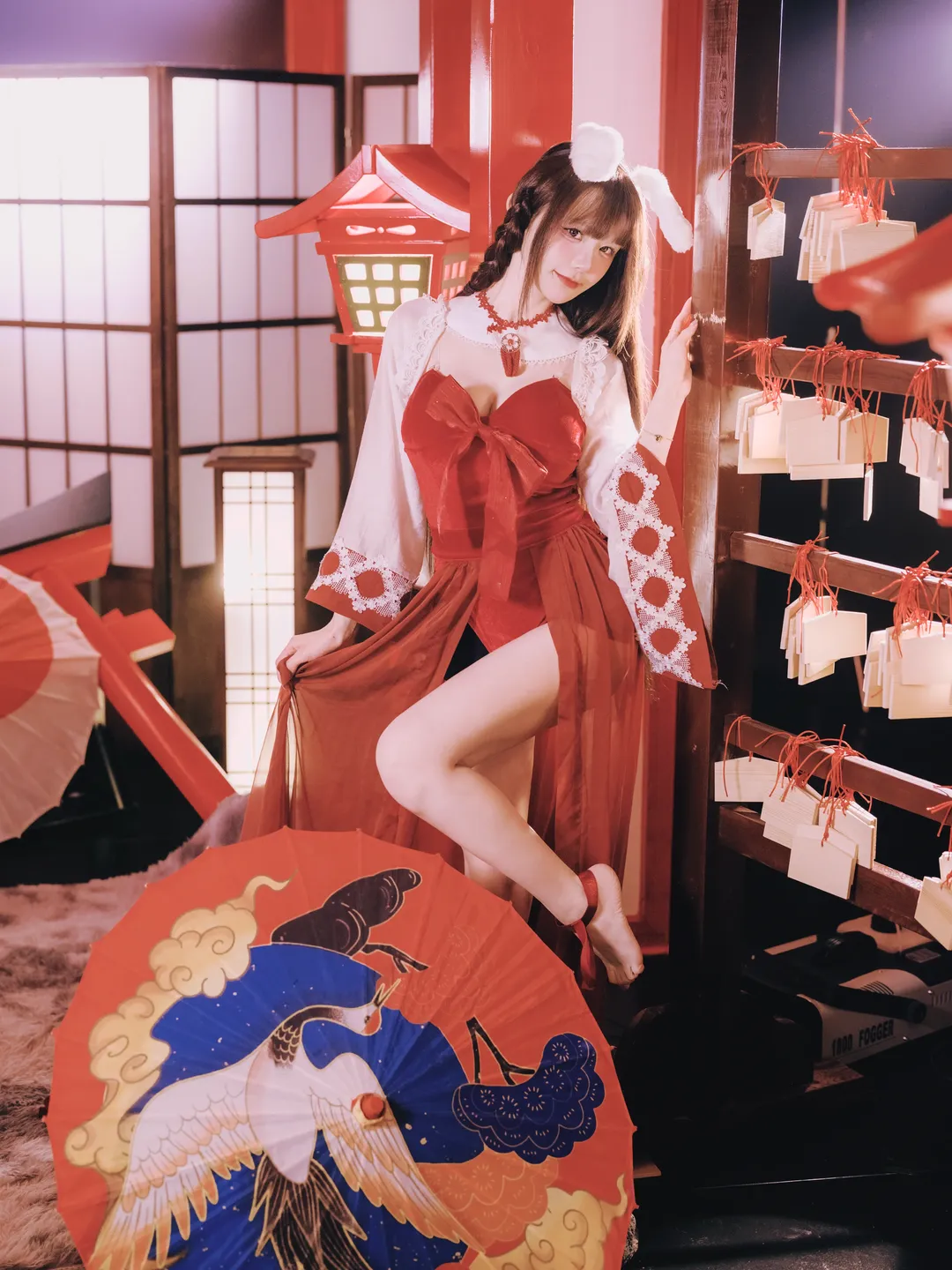 碧蓝航线, 二次元cosplay, 巫女cos, 和风cos, 大山cos - 第5张