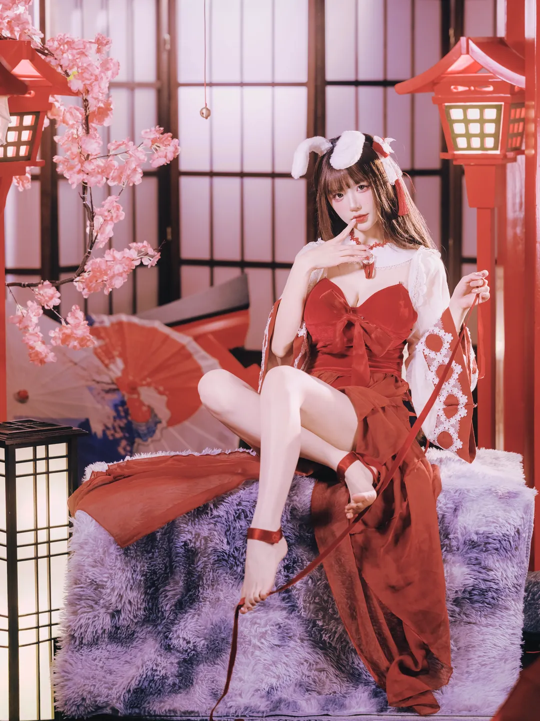 碧蓝航线, 和风摄影, 氛围感写真, 二次元Cosplay, 小奶童cos - 第1张