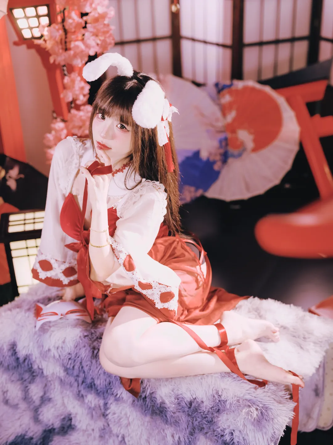 碧蓝航线, 和风摄影, 氛围感写真, 二次元Cosplay, 小奶童cos - 第3张