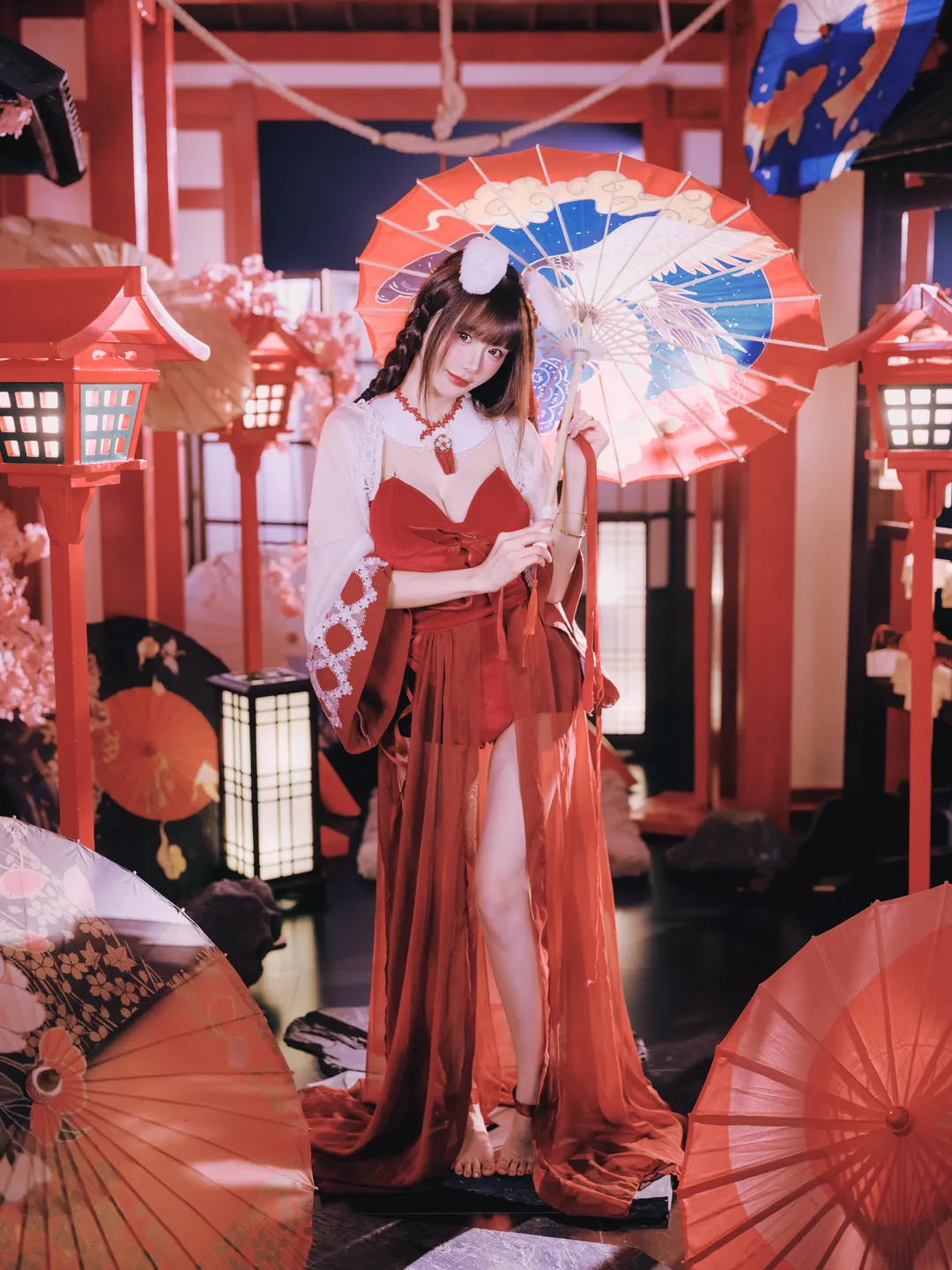 碧蓝航线, 和风摄影, 氛围感写真, 二次元Cosplay, 小奶童cos - 第5张