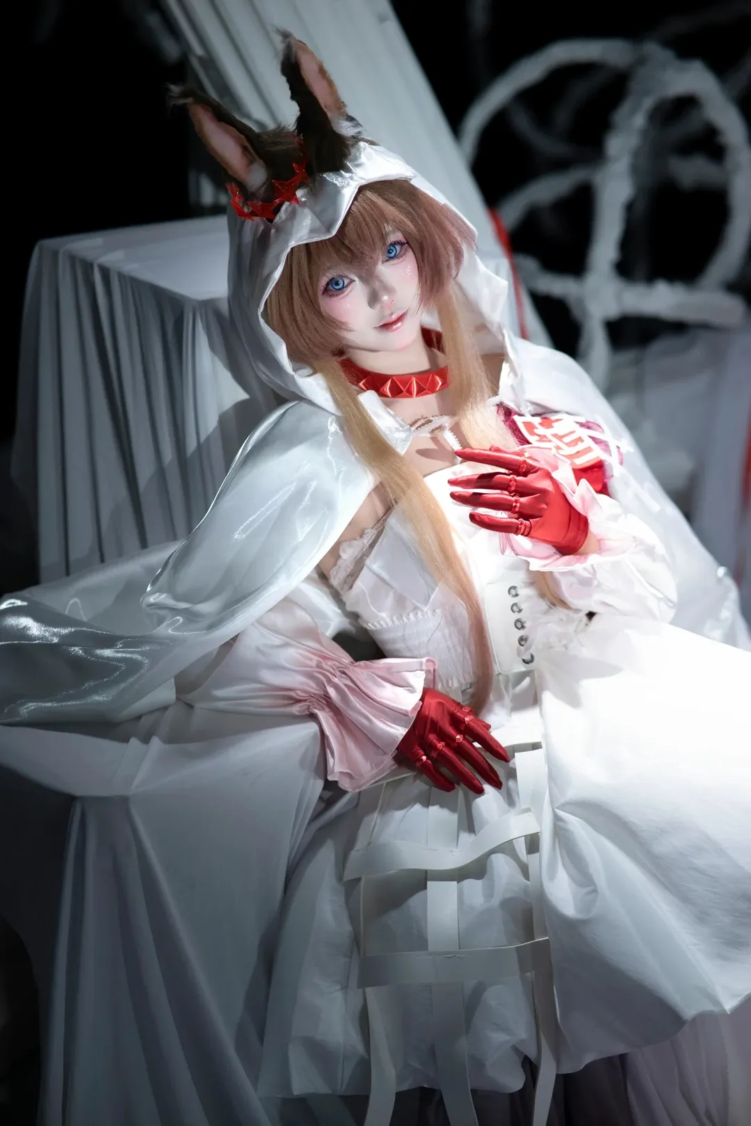 明日方舟, 阿米娅cos, cosplay摄影, 棚拍写真, 服装制作 - 第4张