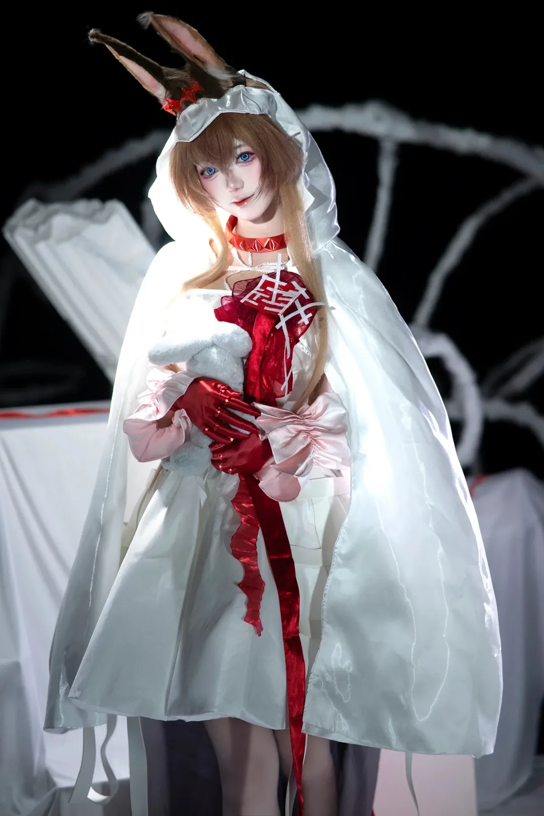 明日方舟, 阿米娅cos, cosplay摄影, 棚拍写真, 服装制作 - 第6张
