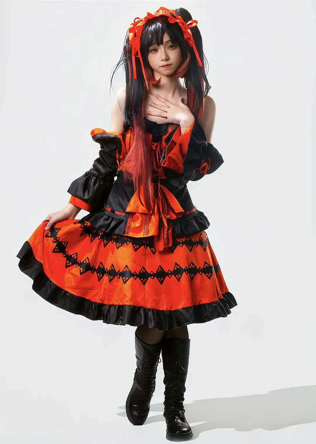 二次元摄影, cosplay正片, 棚拍人像, 约会大作战, 狂三cos - 第1张