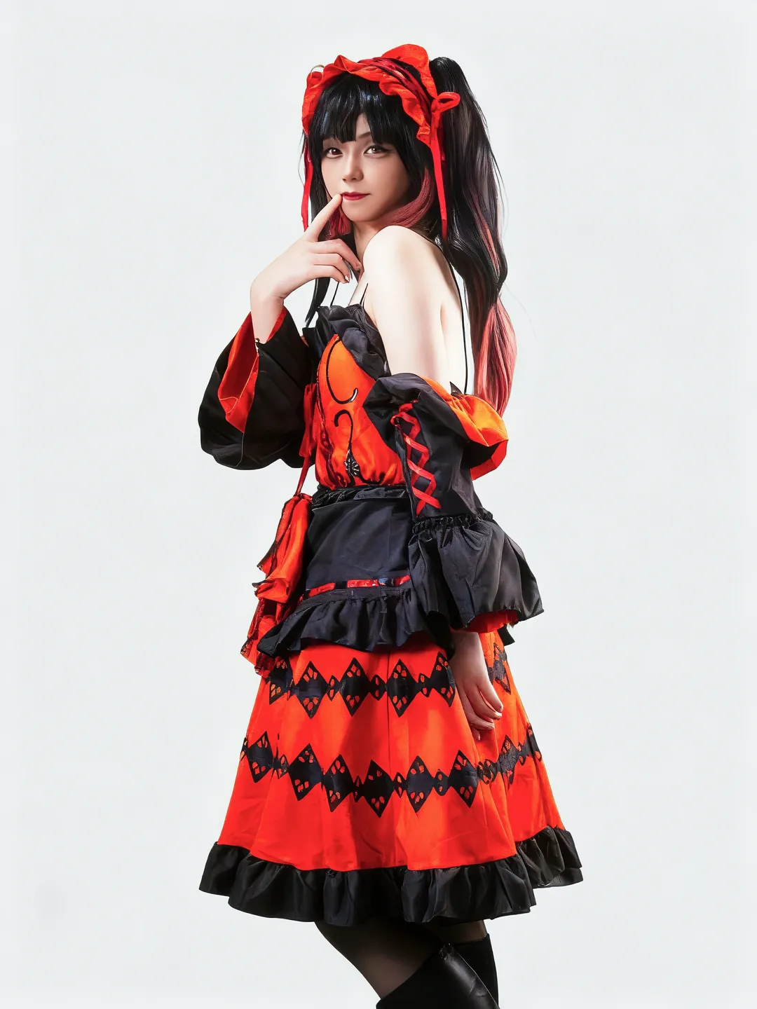 二次元摄影, cosplay正片, 棚拍人像, 约会大作战, 狂三cos - 第2张