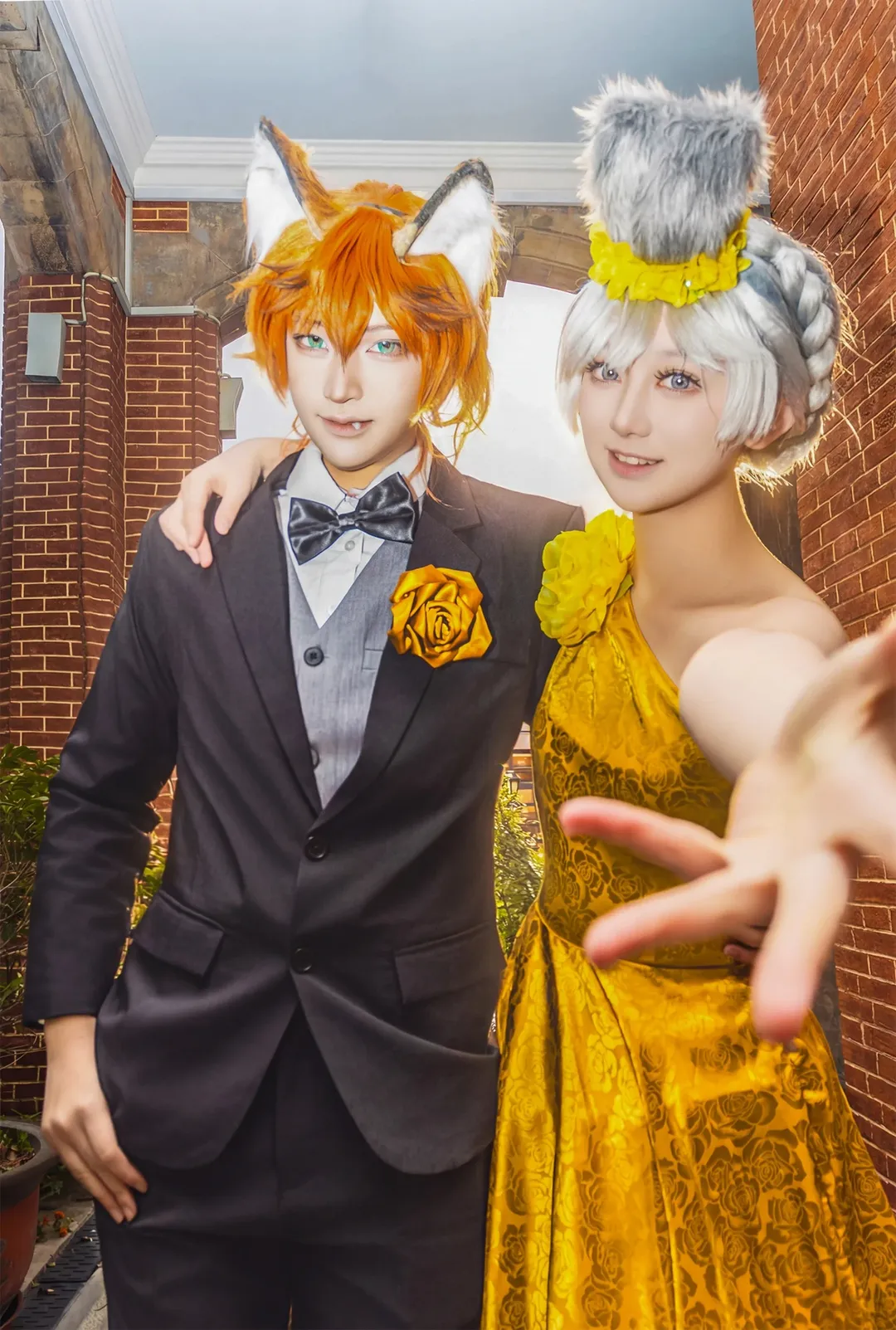 獣耳コスプレ写真, 礼服コスプレ, ズートピア2, ジュディ＆ニックコスプレ, ニック×ジュディ - 4枚目
