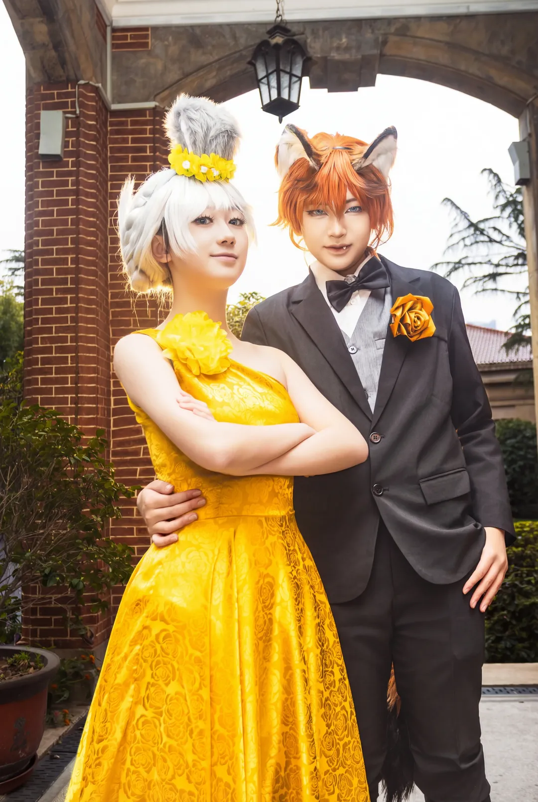 獣耳コスプレ写真, 礼服コスプレ, ズートピア2, ジュディ＆ニックコスプレ, ニック×ジュディ - 6枚目