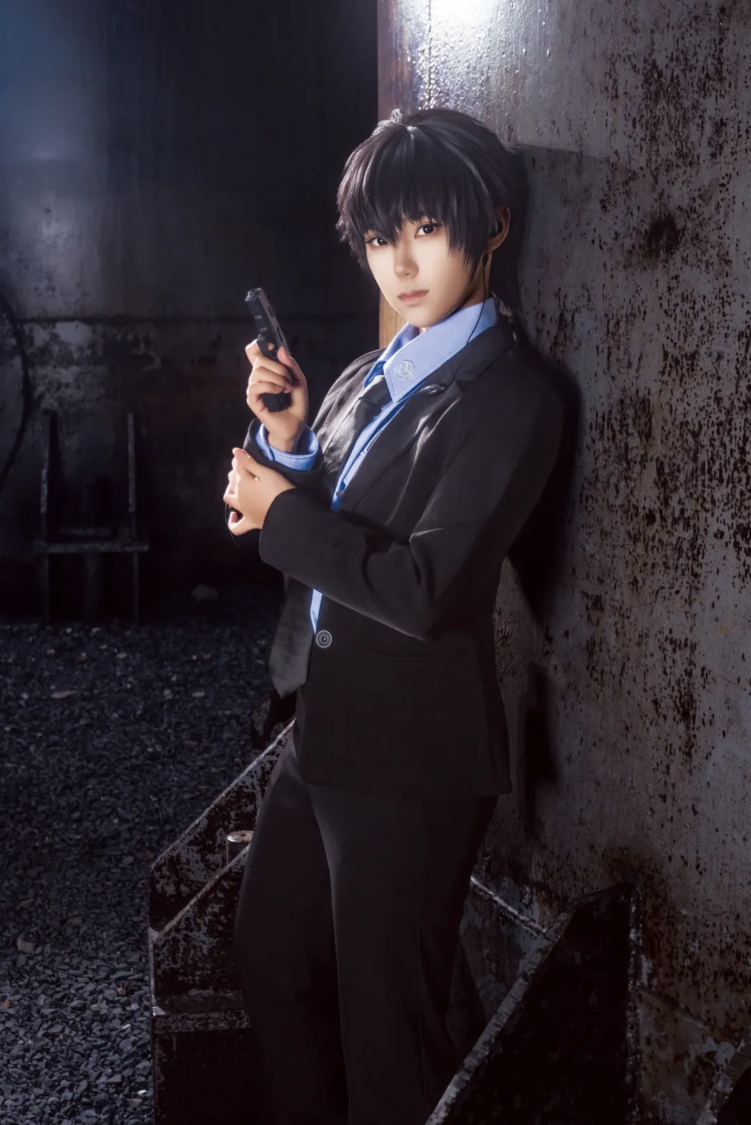 厳峫コスプレ, 破雲, 江停コスプレ, 杭鋼撮影, 黒スーツコスプレ - 3枚目