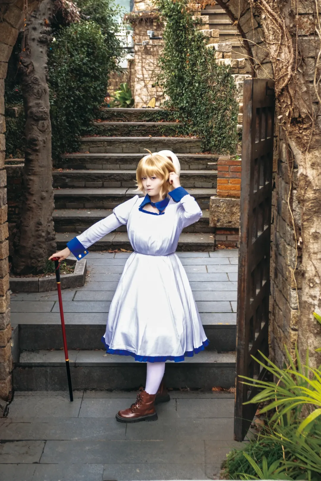 二次元撮影, コスプレ写真, 屋外撮影, 岩永琴子 コスプレ, 虚構推理