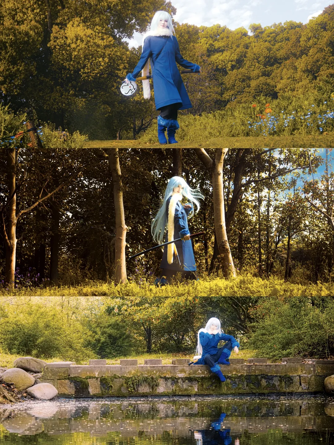 戶外攝影, cosplay正片, 二次元角色扮演, 利姆魯cos, 關於我轉生變成史萊姆這檔事 - 第1張
