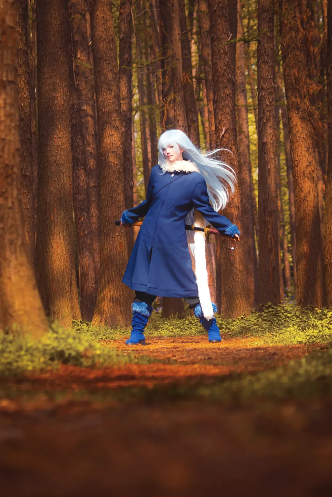 戶外攝影, cosplay正片, 二次元角色扮演, 利姆魯cos, 關於我轉生變成史萊姆這檔事 - 第2張
