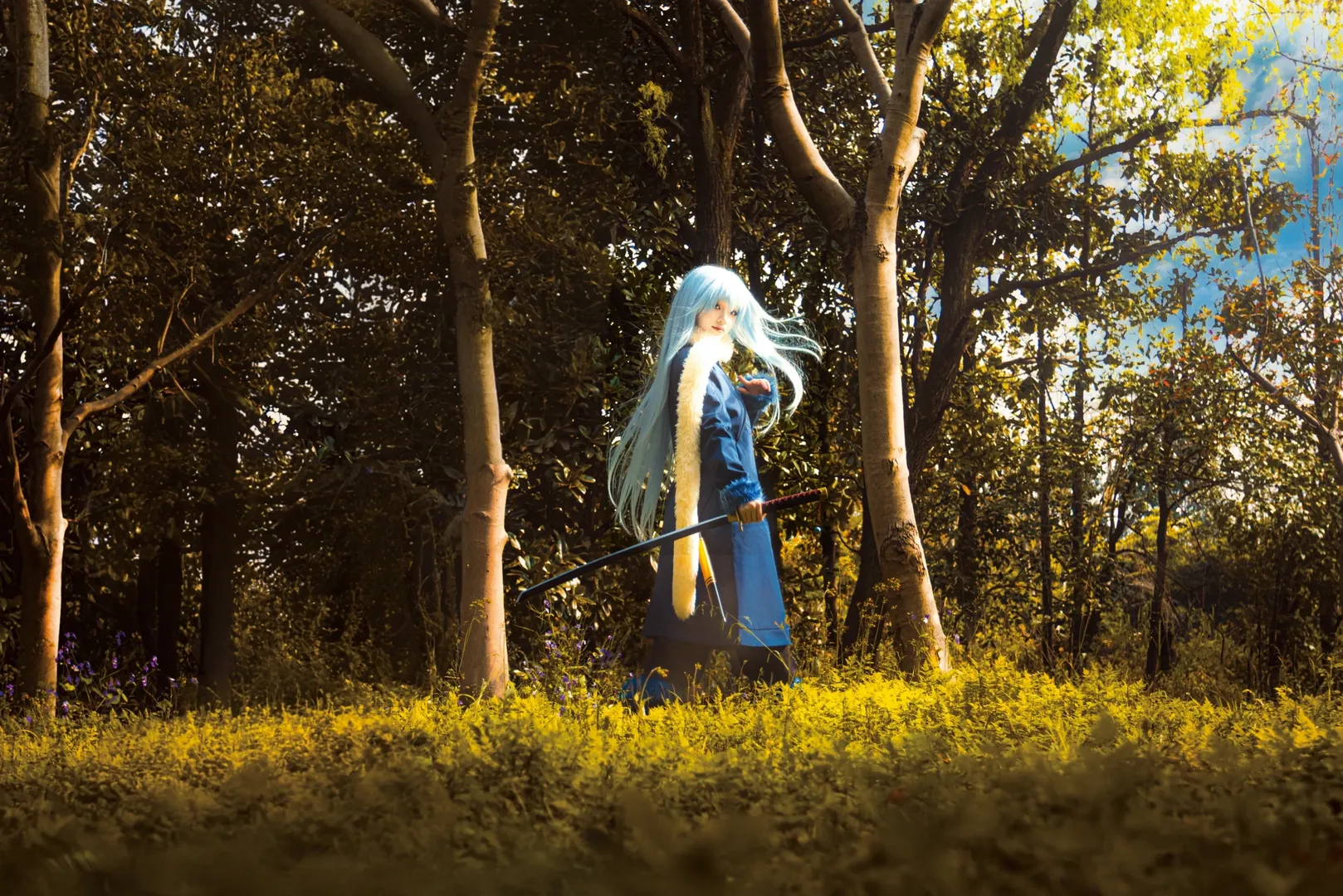 戶外攝影, cosplay正片, 二次元角色扮演, 利姆魯cos, 關於我轉生變成史萊姆這檔事 - 第6張