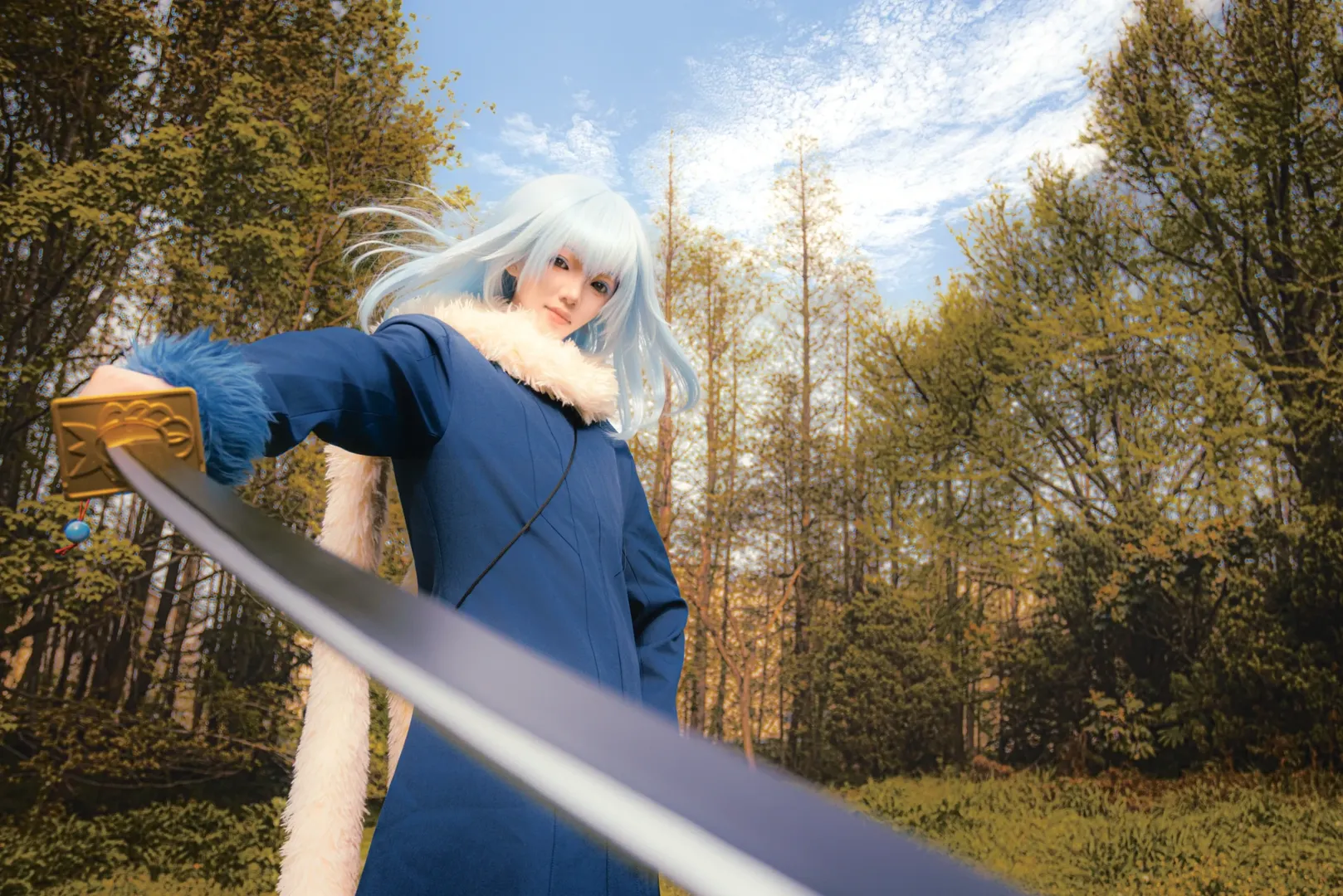 戶外攝影, cosplay正片, 二次元角色扮演, 利姆魯cos, 關於我轉生變成史萊姆這檔事 - 第8張